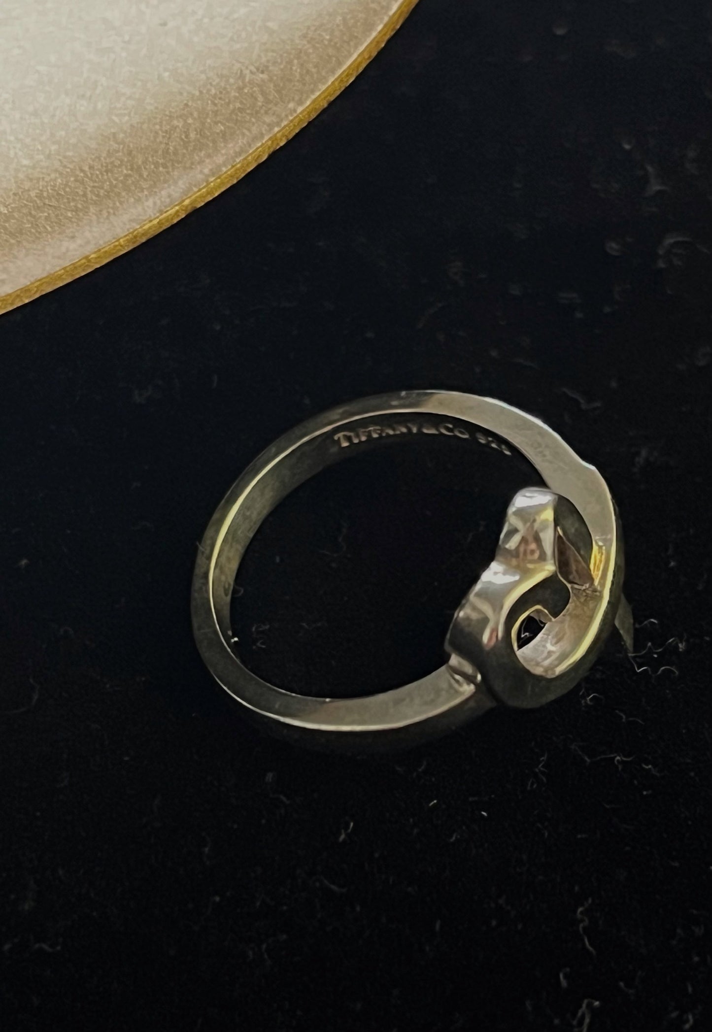 Vintage Tiffany S925 Heart Ring