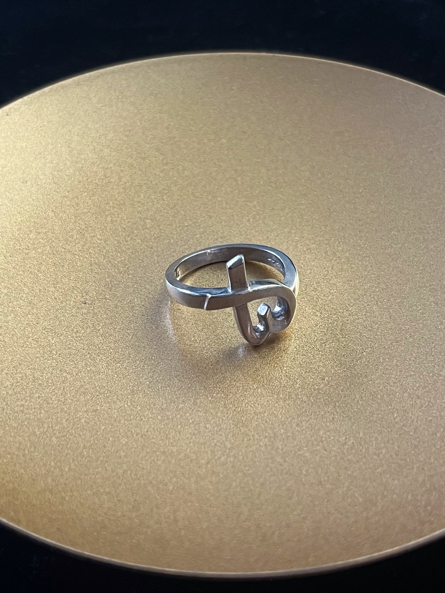 Vintage Tiffany S925 Heart Ring