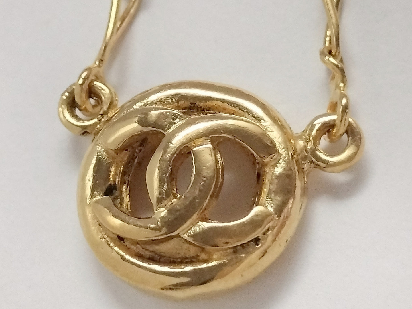 Chanel 1983 Gold-Plated Double C Adjustable Choker