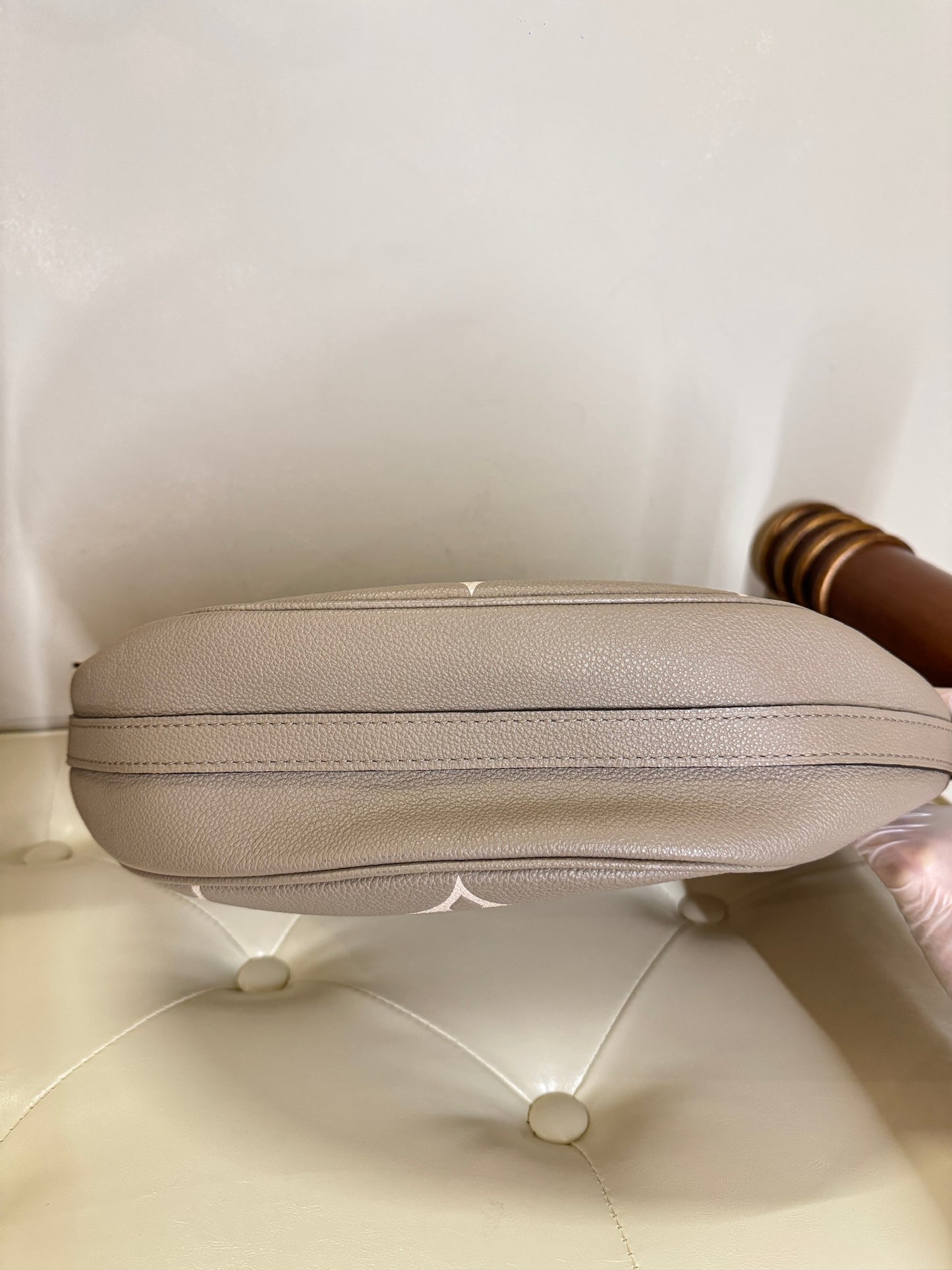 Louis Vuitton CarryAll PM Monogram Empreinte Leather Shoulder Bag – Tourterelle