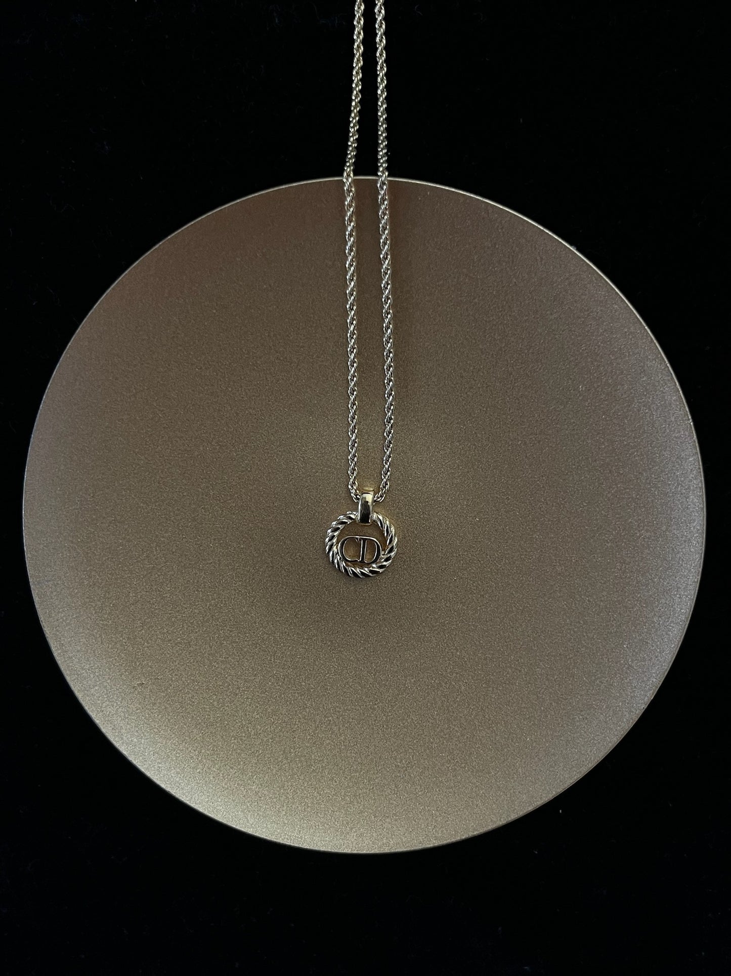 Dior 1980s Classic Gold-Tone Braided Choker Necklace