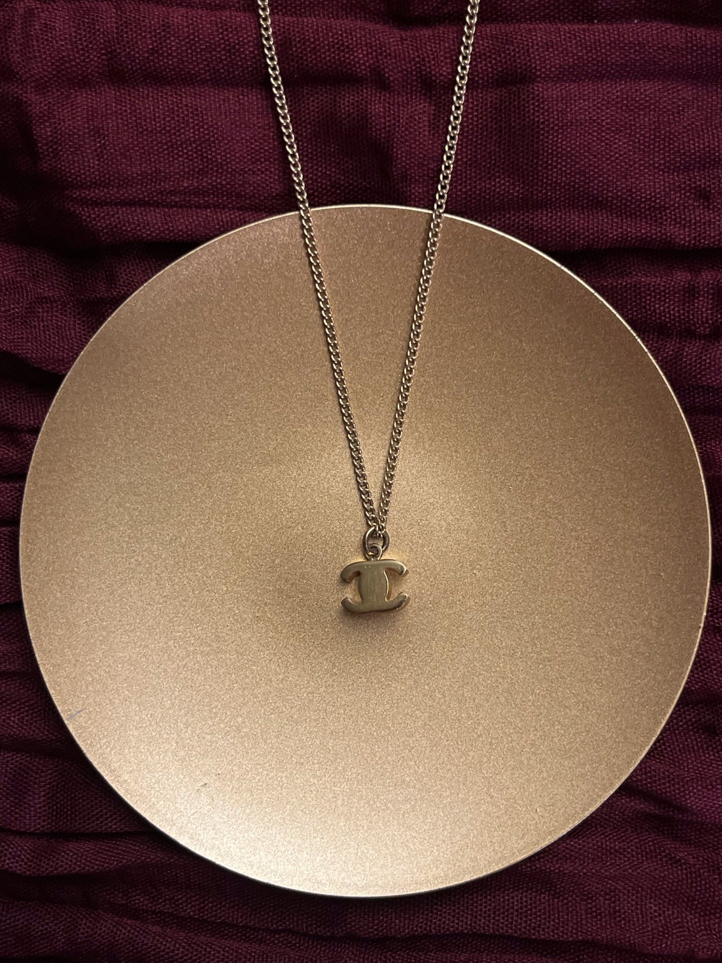 Chanel 2010 Vintage Mini Turnlock Clasp Necklace