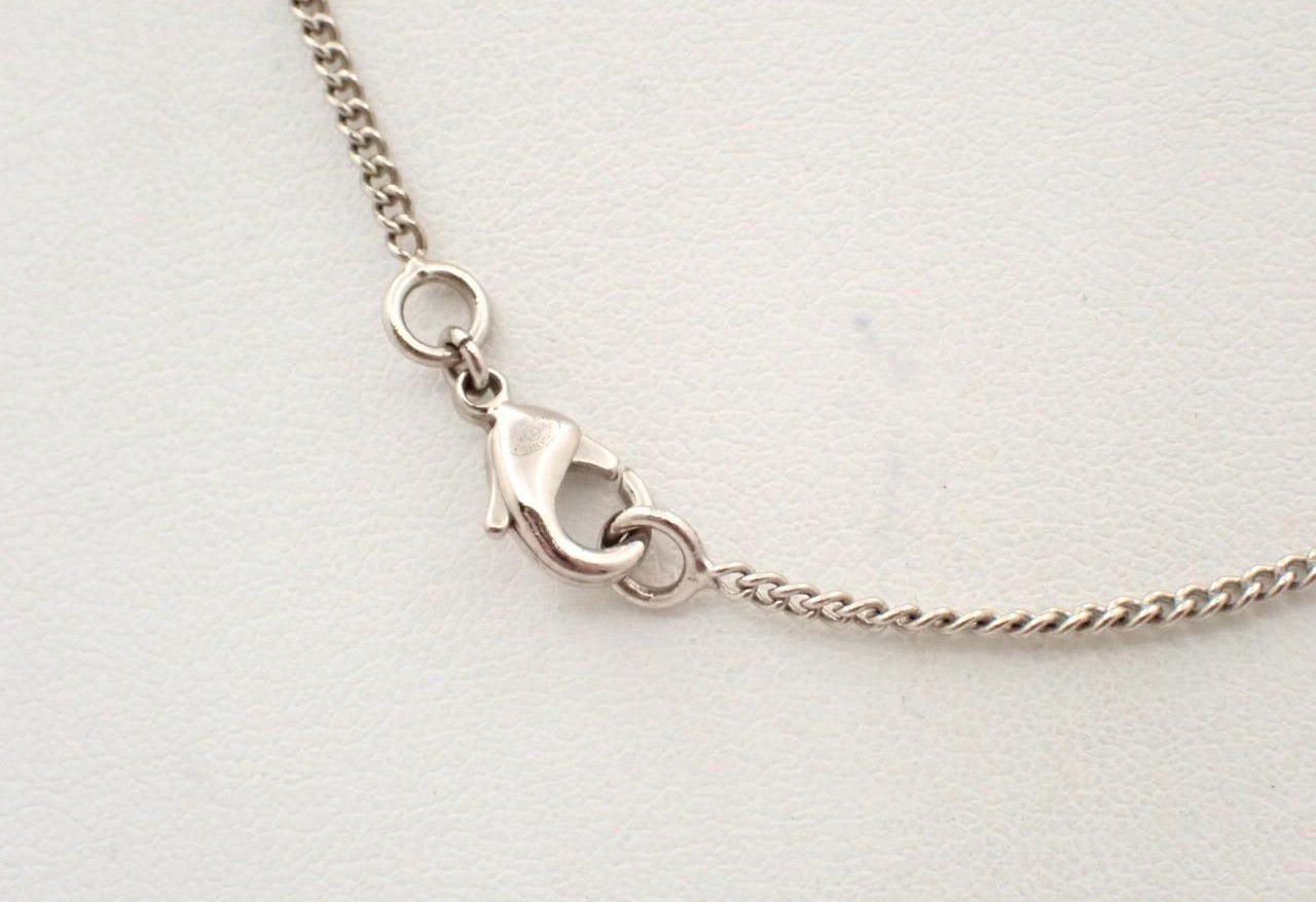Chanel 2007 Cream Pearl CC Pendant Necklace