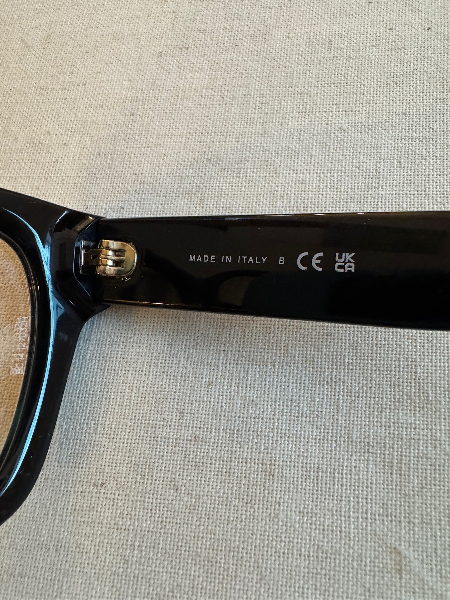 Chanel Modern Black CC Logo Rectangular Sunglasses