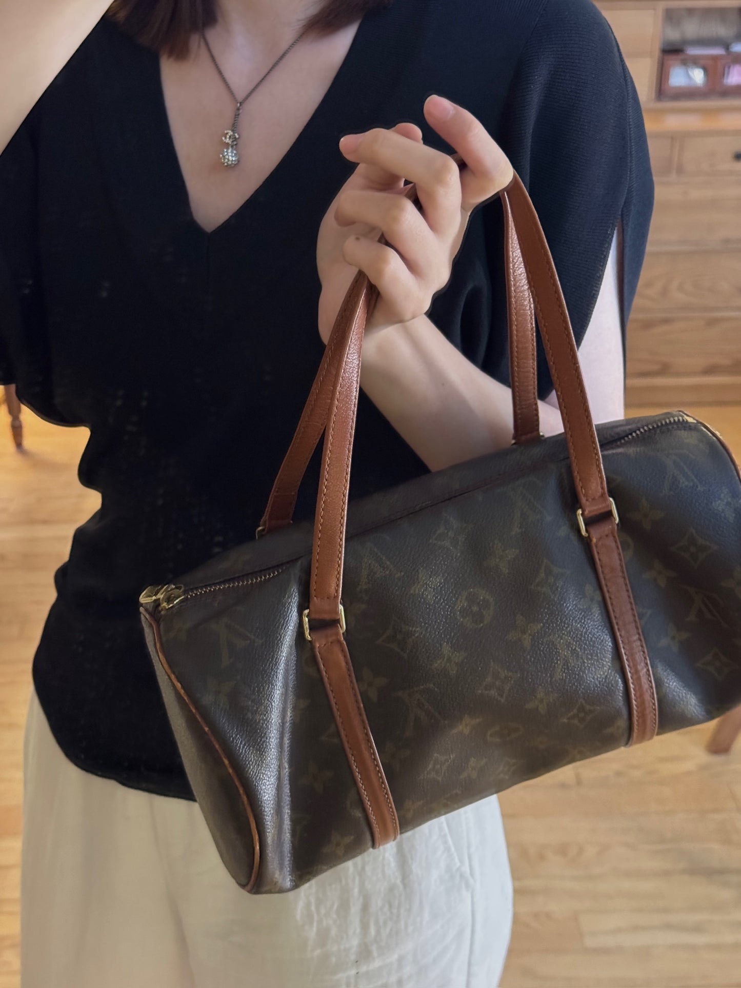 Louis Vuitton Monogram Papillon Shoulder Bag