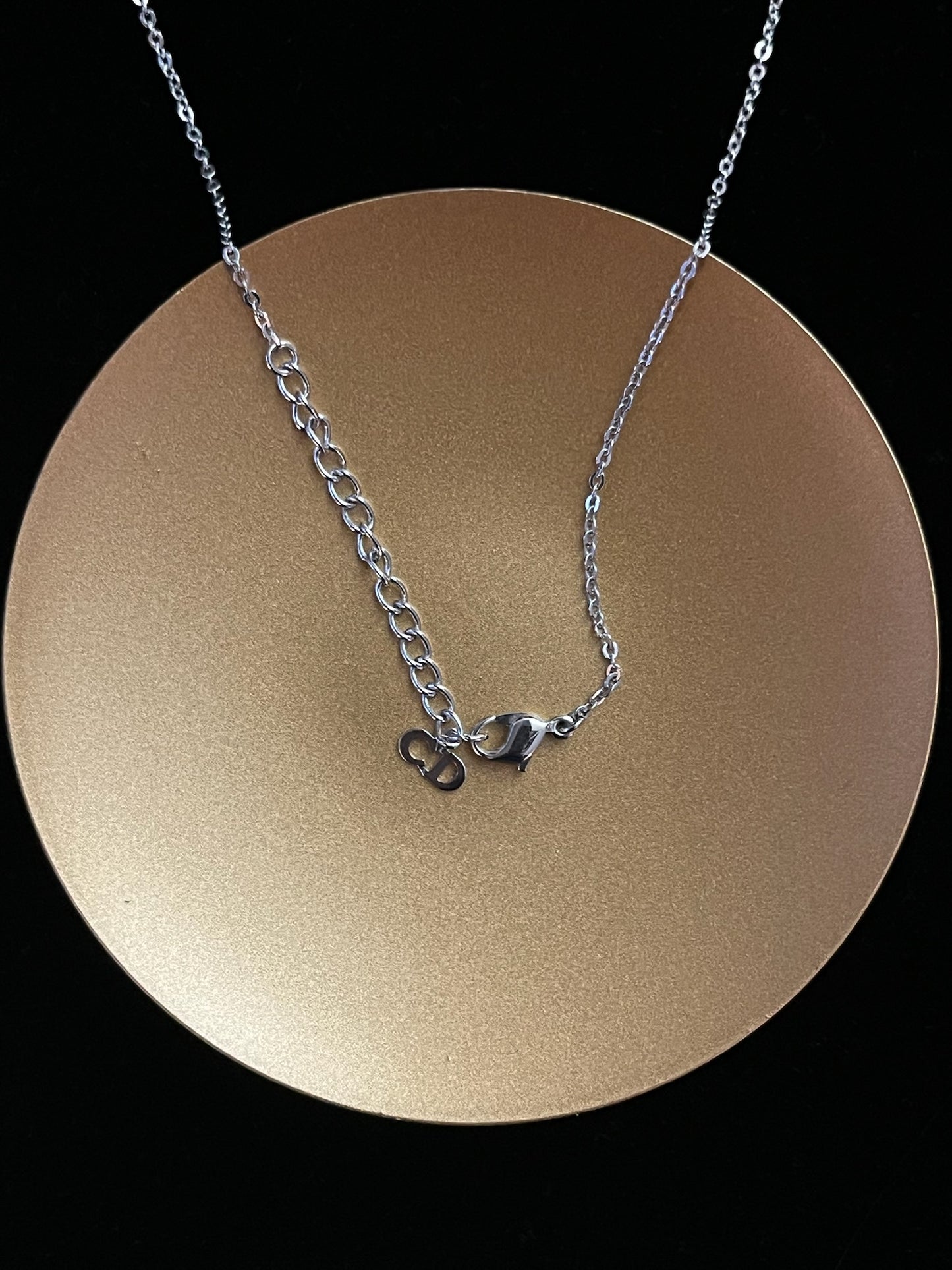 Vintage Dior “Heartlight” Crystal Pendant Necklace