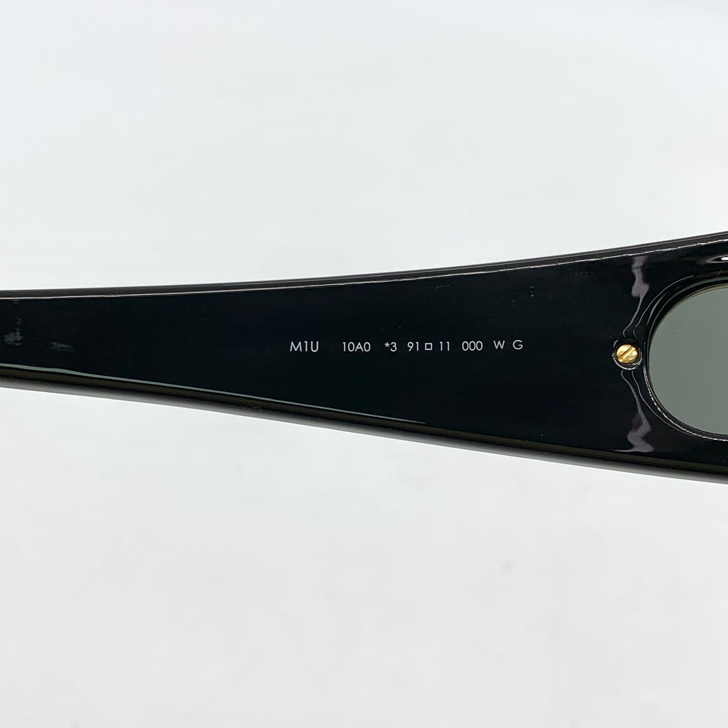 Dior CD Logo Black Shield Sunglasses