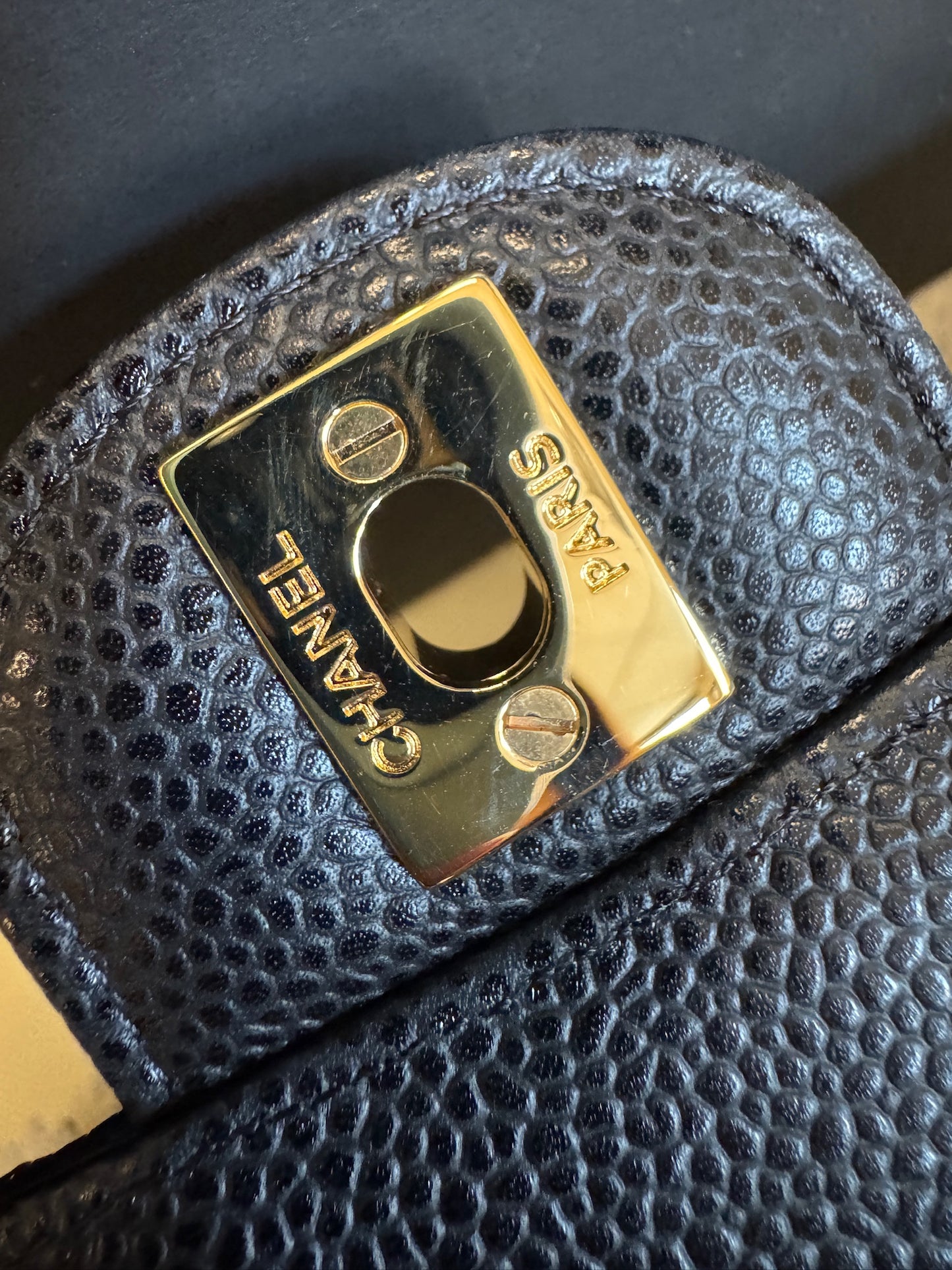 Chanel Classic Double Flap Medium Black Caviar Shoulder Bag