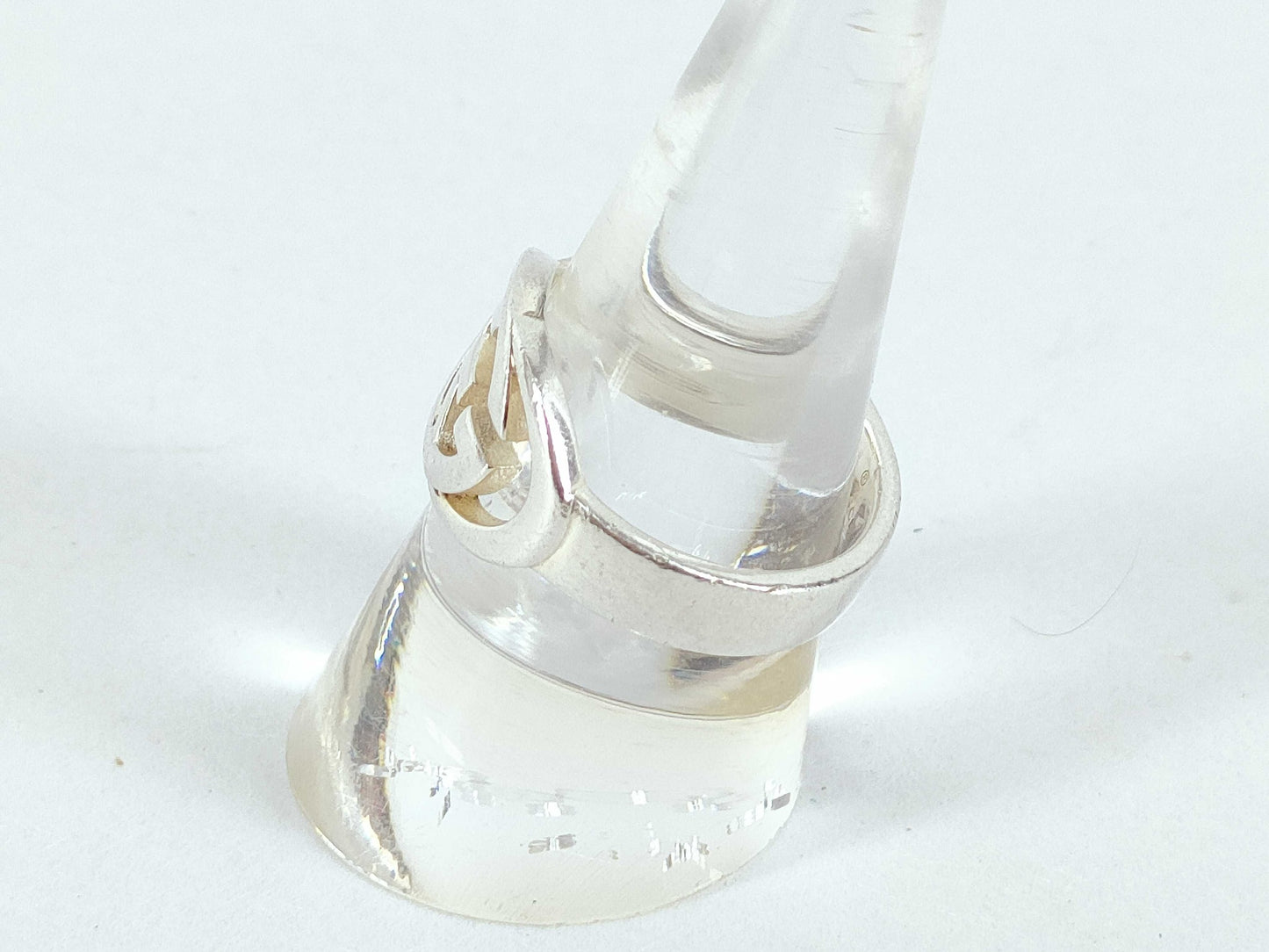 Vintage Gucci Silver GG Ring (S925)