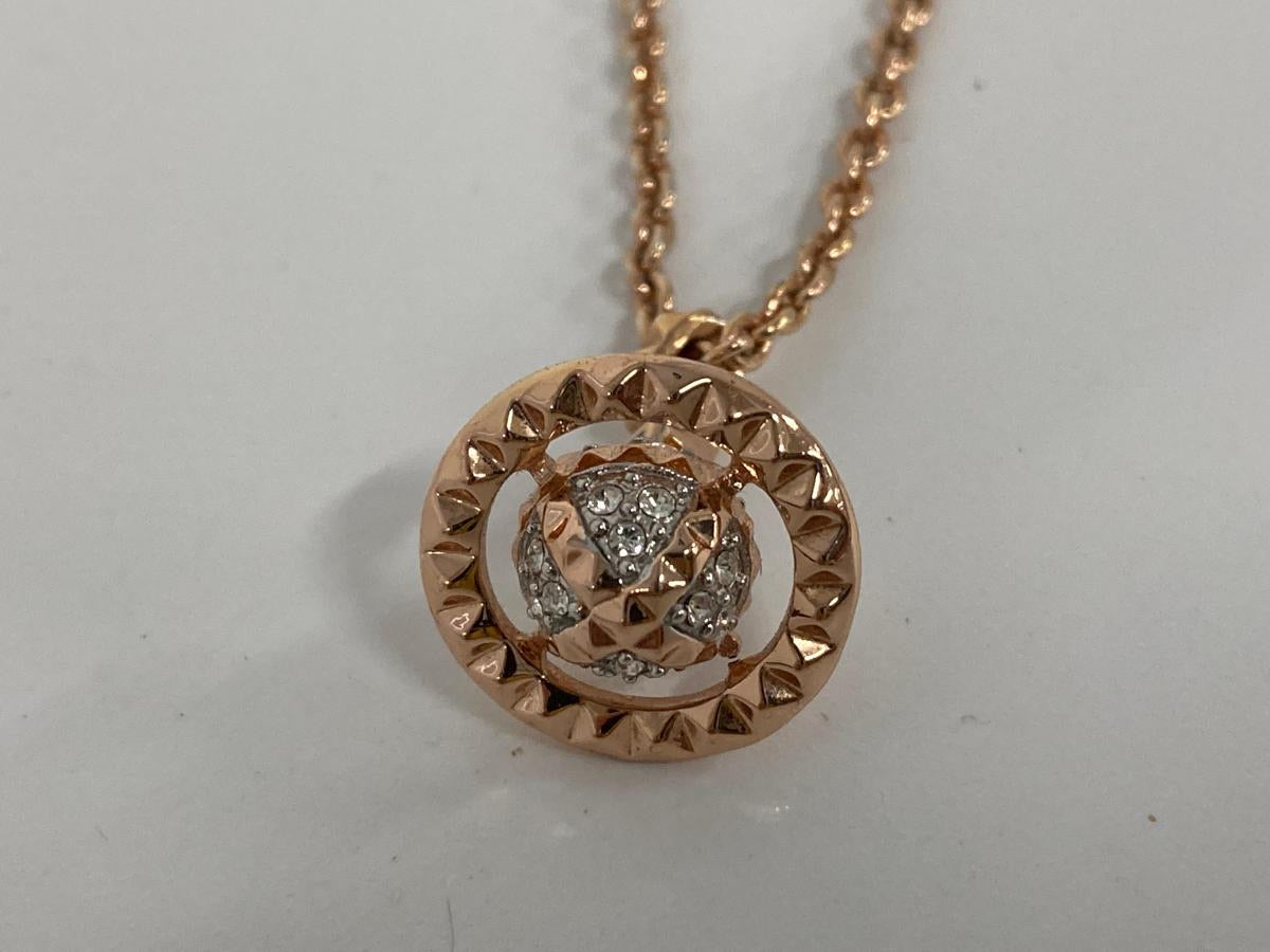 Vintage Vivienne Westwood Gold & Silver-Tone Pavé Mini Orb Necklace