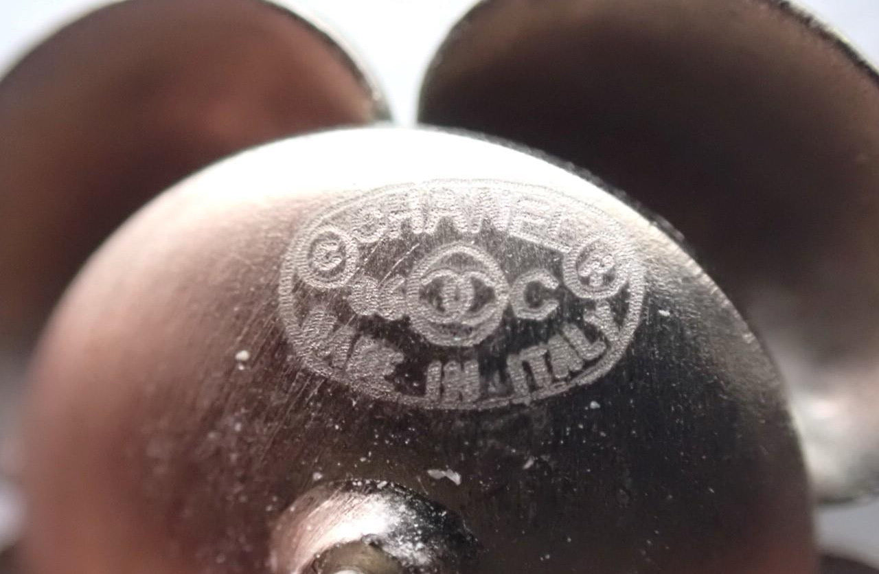 Chanel 2006 Vintage Camellia CC Drop Earrings