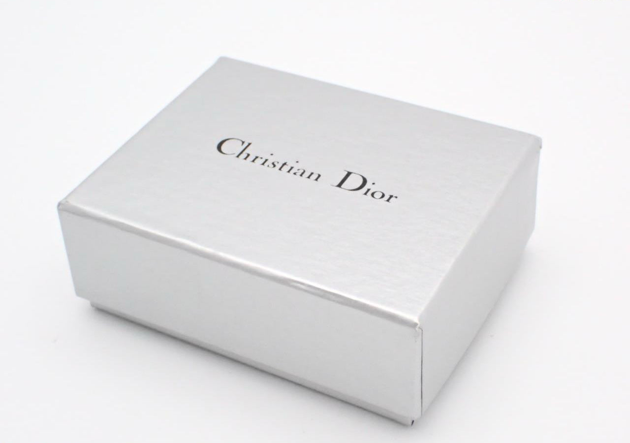 Vintage Dior Double Chain Fire Design Logo Bracelet