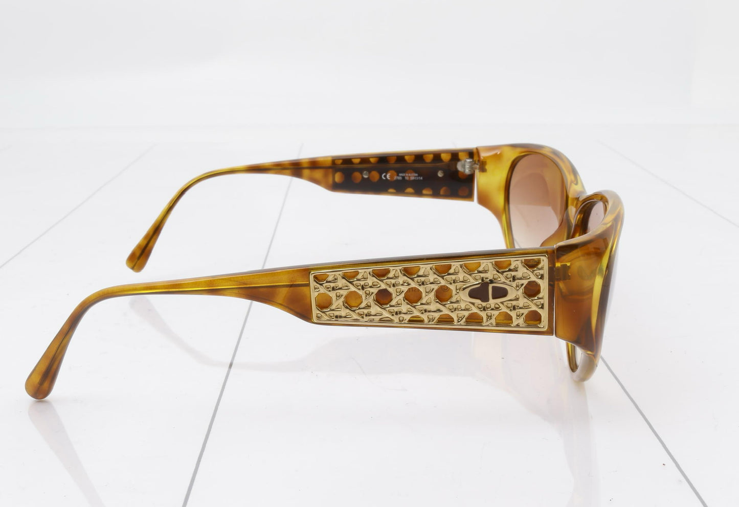Vintage Dior Honey Tortoise Sunglasses