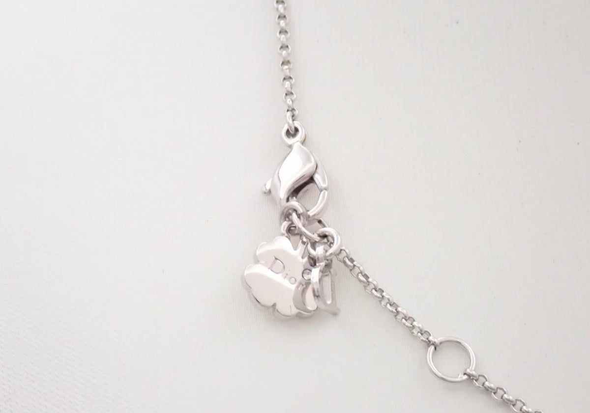 Vintage Dior Rosé Signature Script Necklace