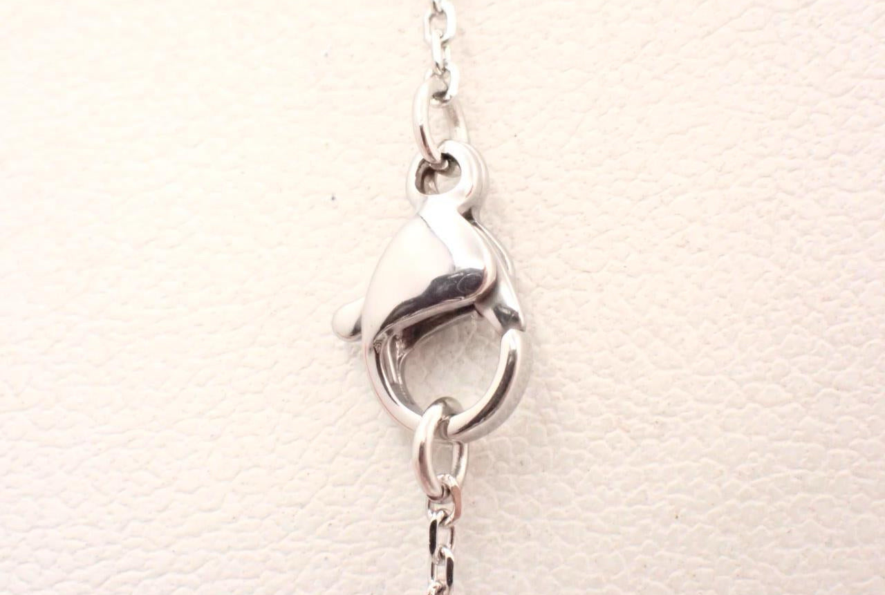 Hermès Cage d’H Pink Enamel Pendant Necklace