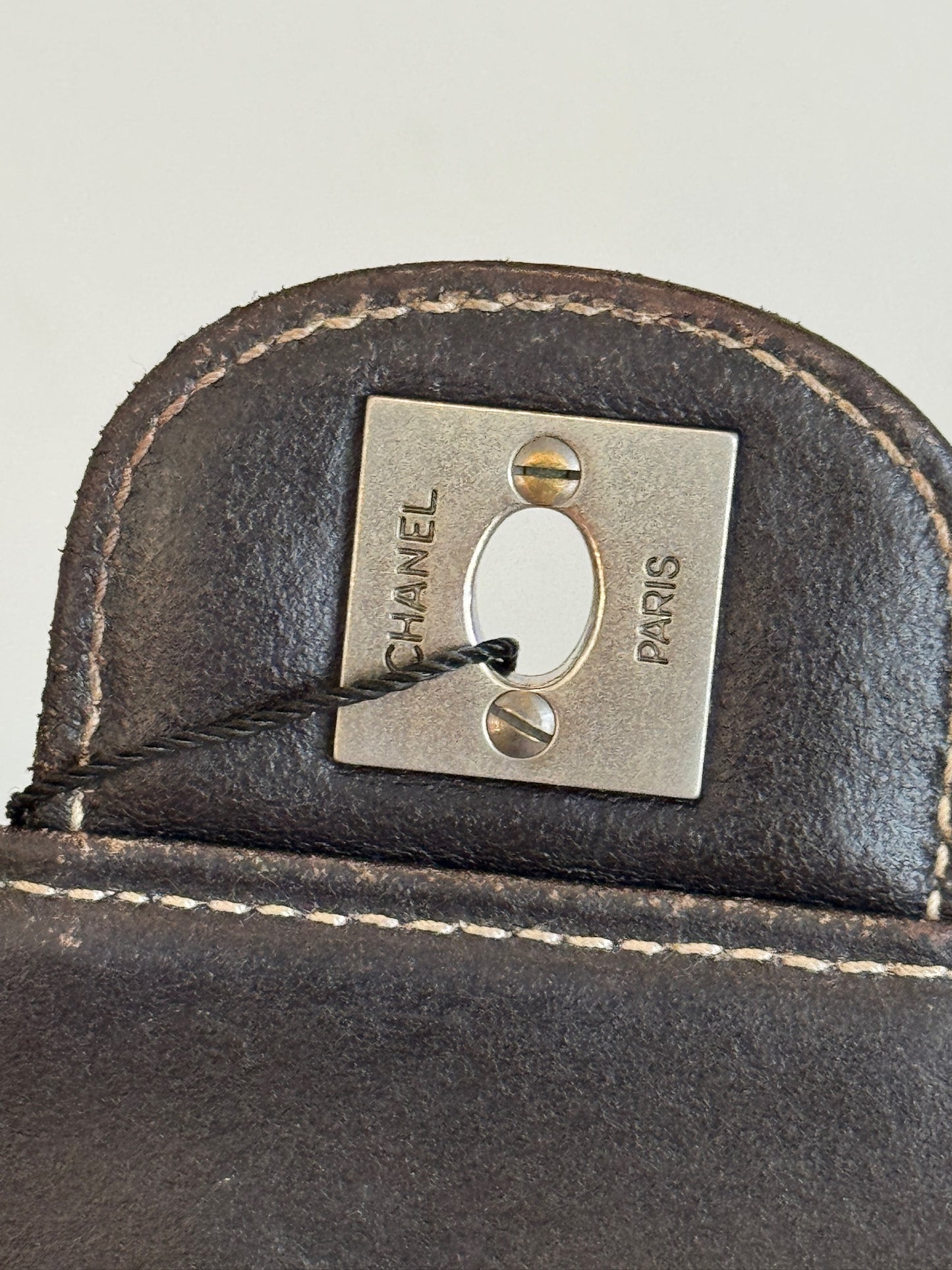Chanel Dark Blue Denim Chain Flap Shoulder Bag