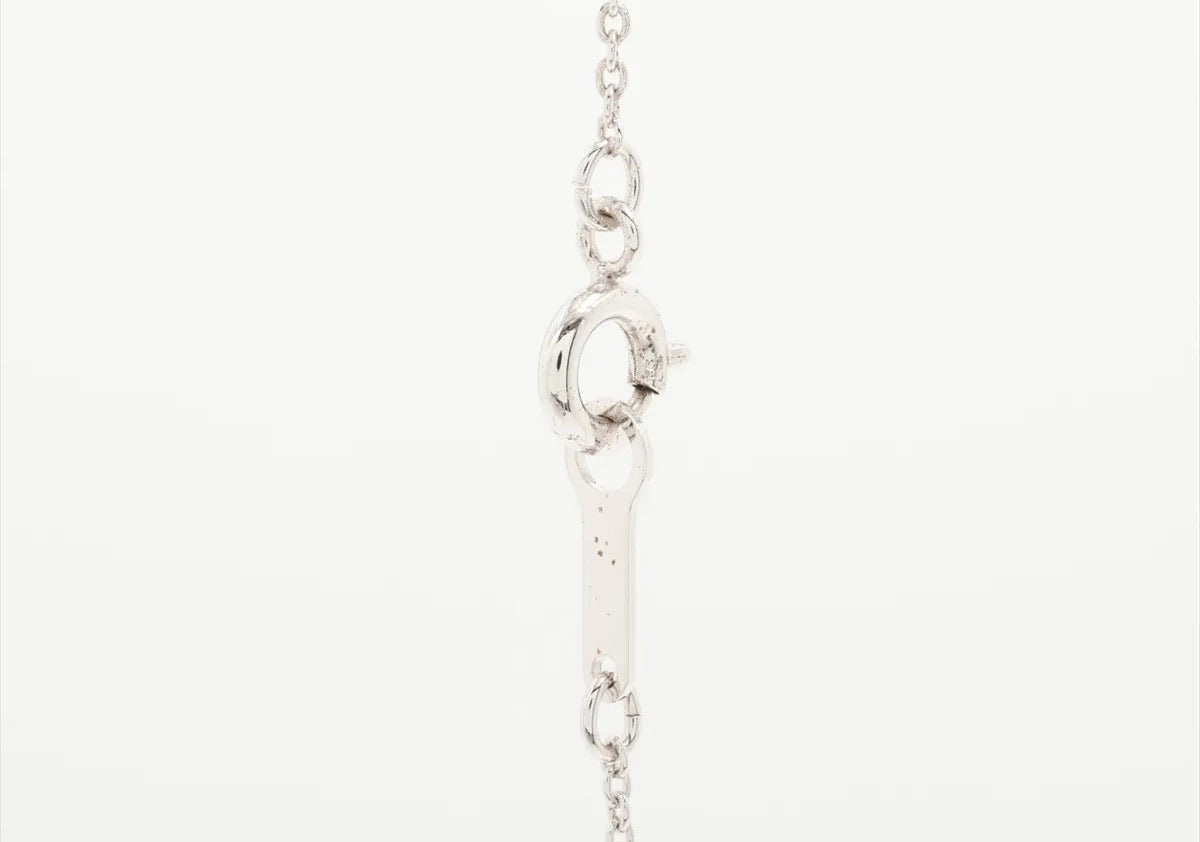 TASAKI Sterling Silver Pearl Necklace – Elegant Everyday Collarbone Chain