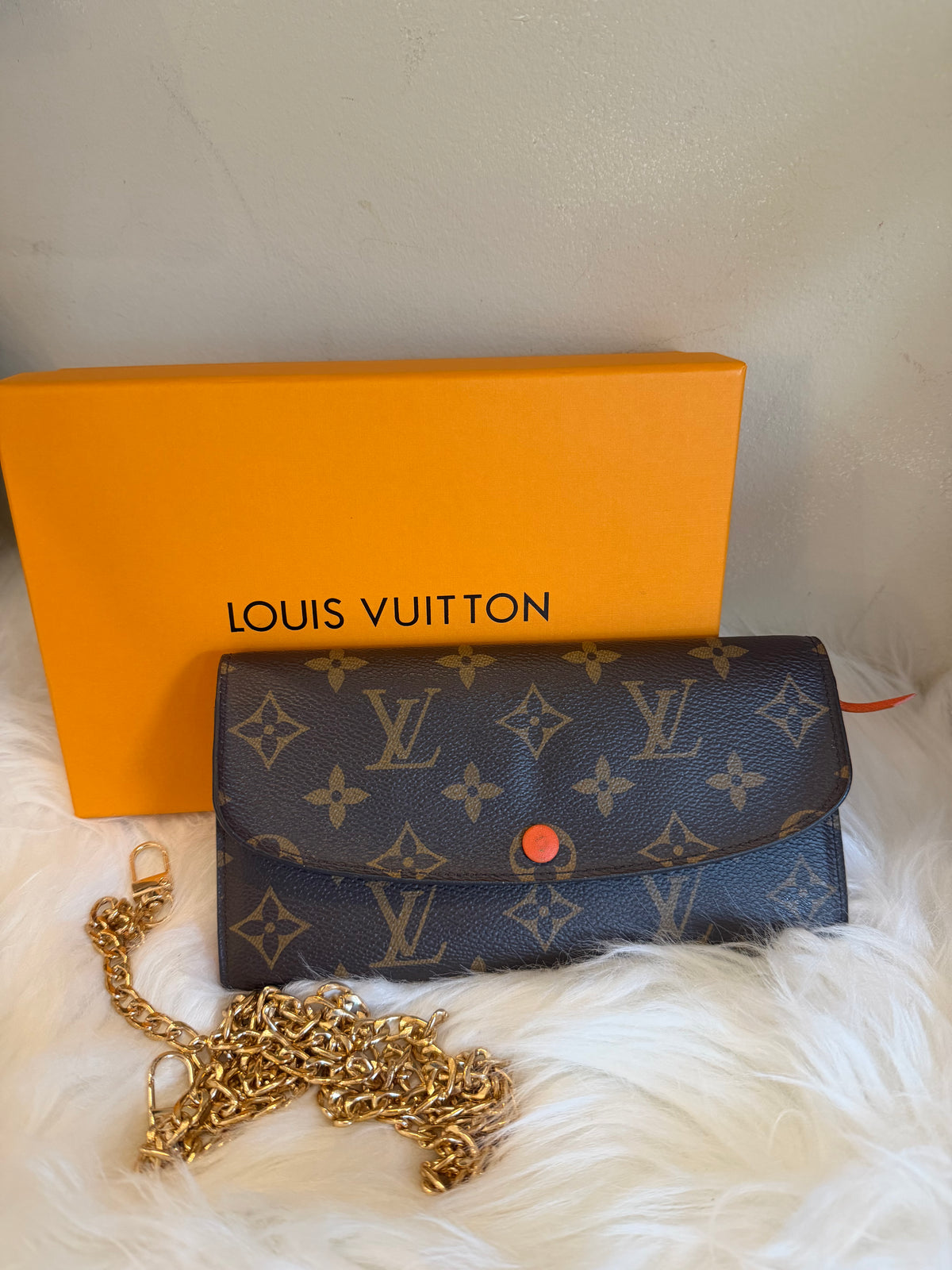 LV Leather clutch bag