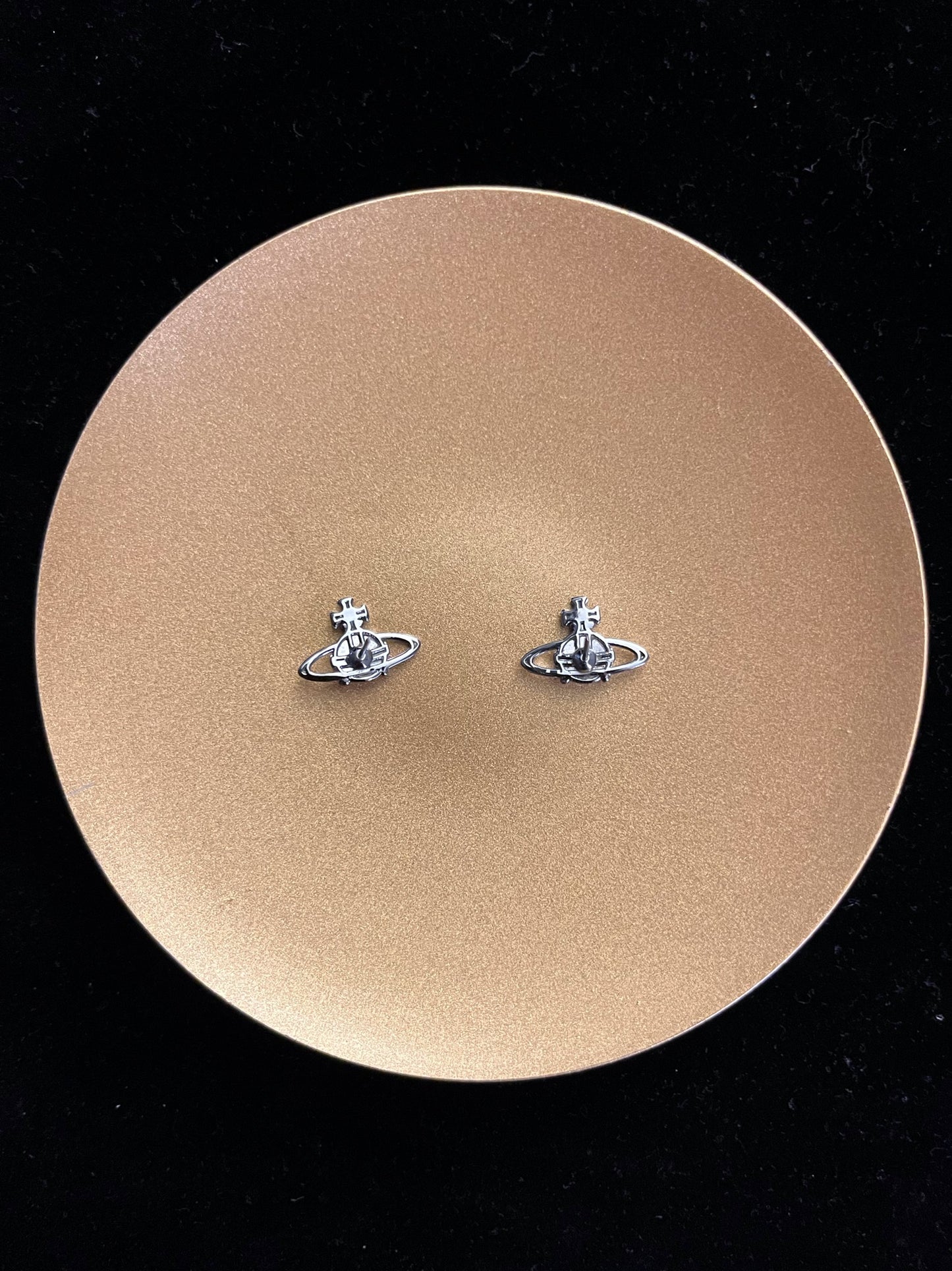Vintage Vivienne Westwood Silver Orb Stud Earrings
