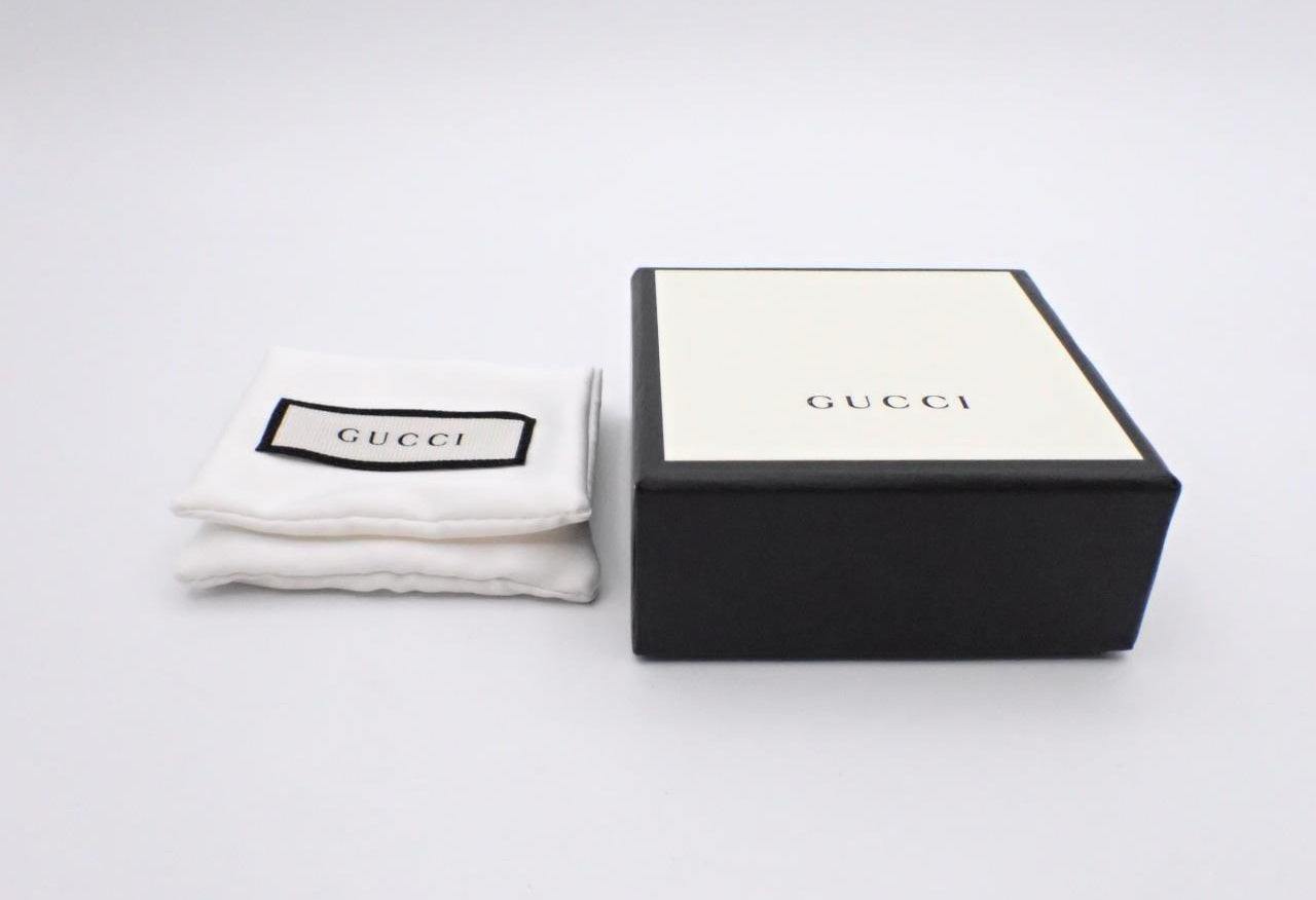 Gucci Interlocking G Engraved Band Ring