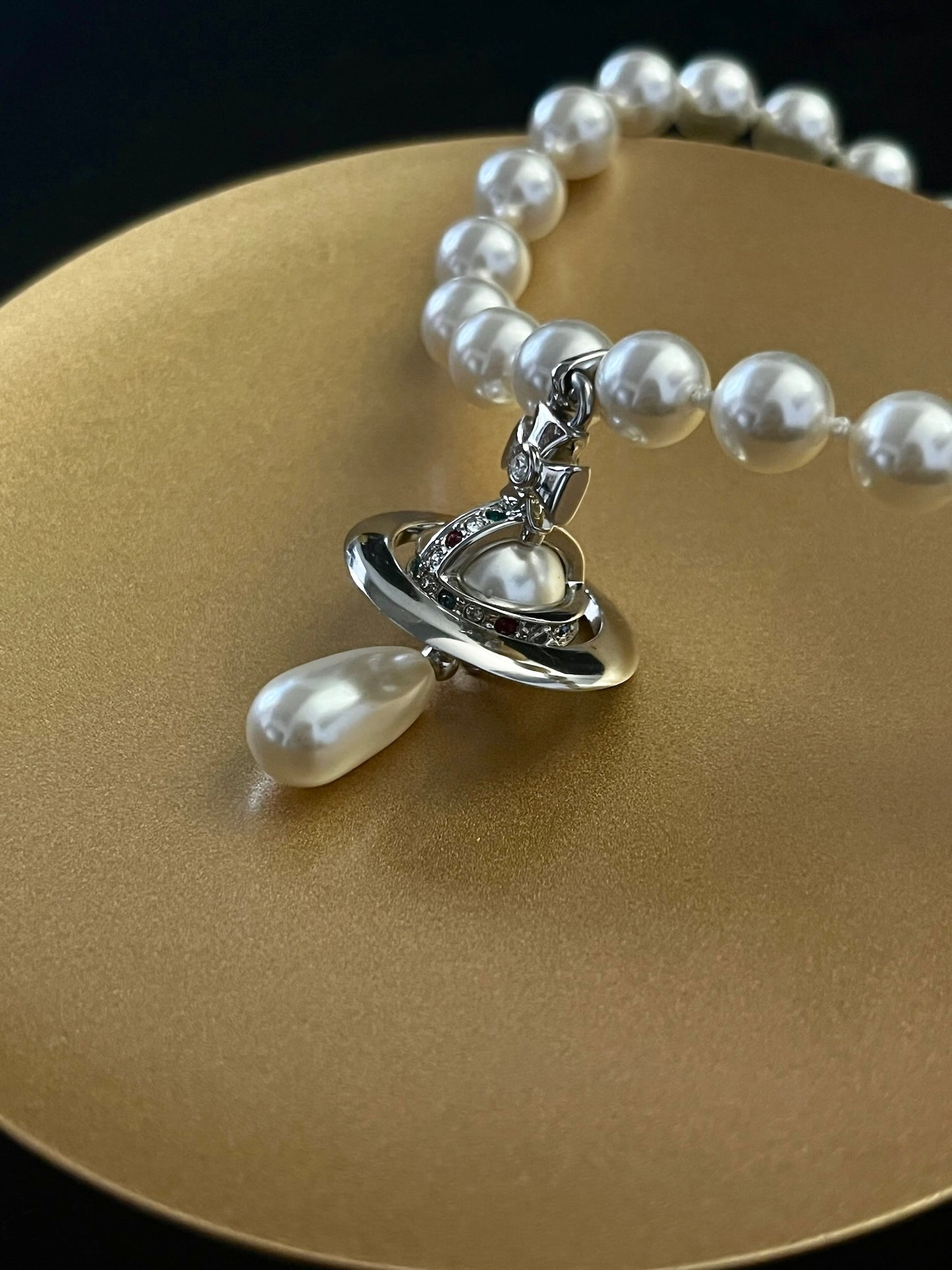 Vivienne Westwood Eternal Pearl Teardrop Choker
