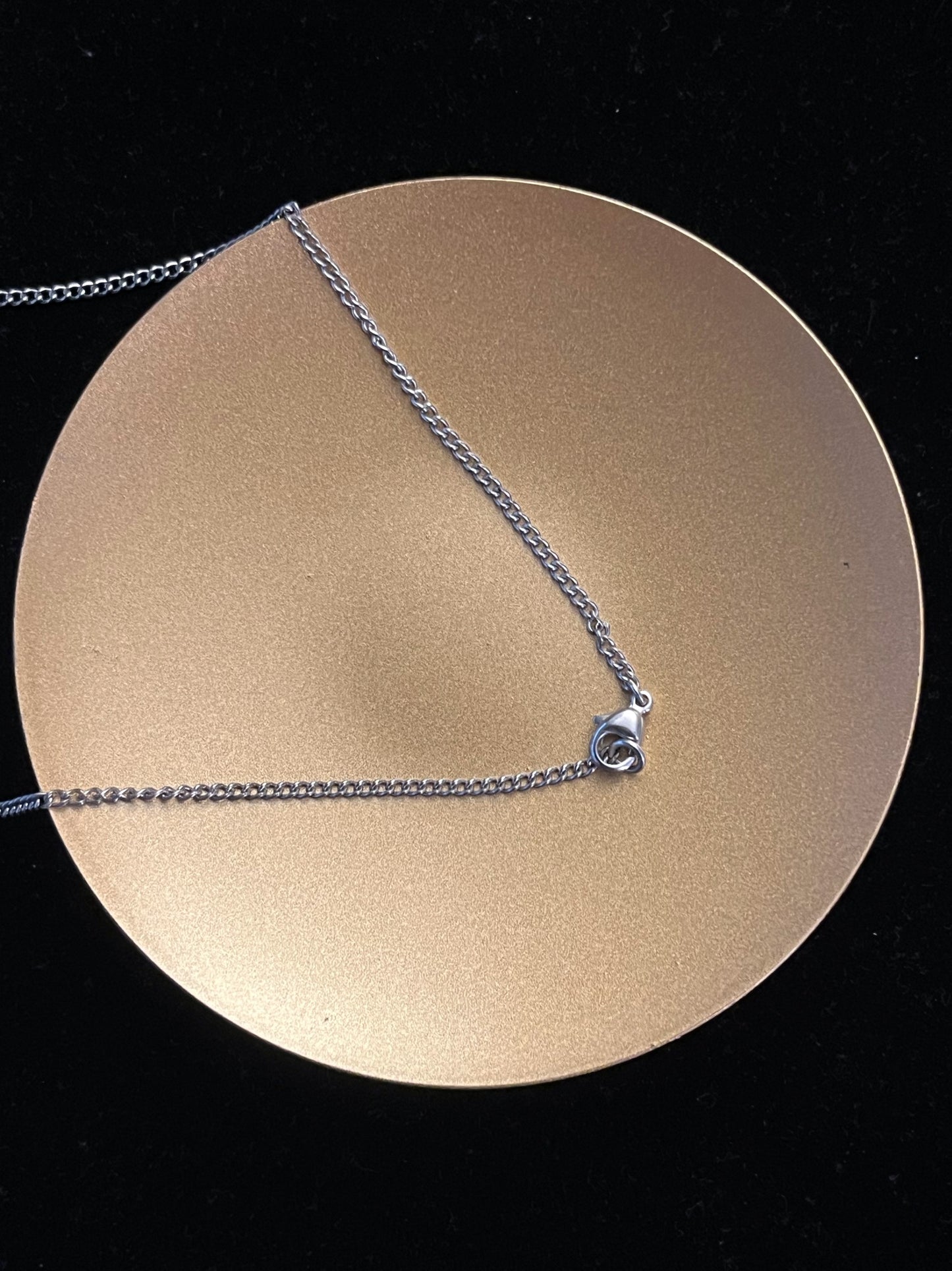 Chanel 2006 Crystal CC & Heart Charm Necklace