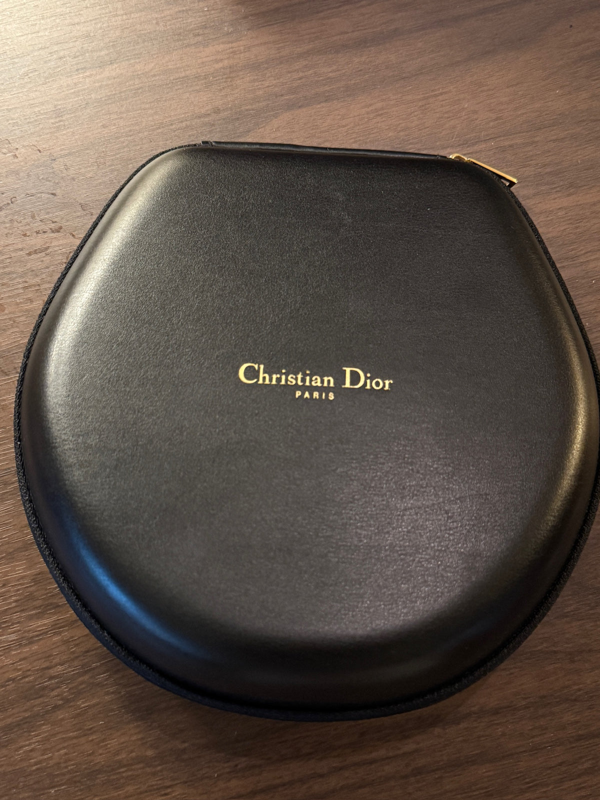 Dior Black and Gold Wide Sunglasses