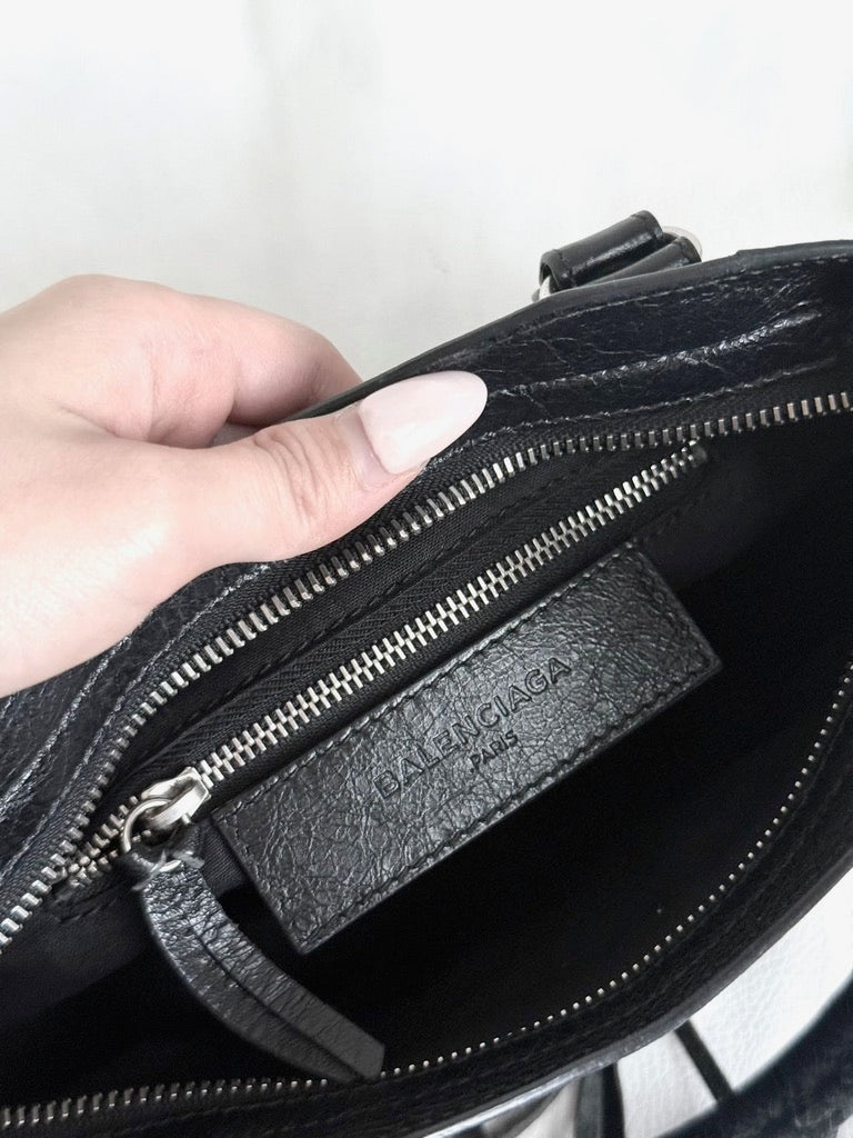Balenciaga Classic City Mini Bag – Black Silver