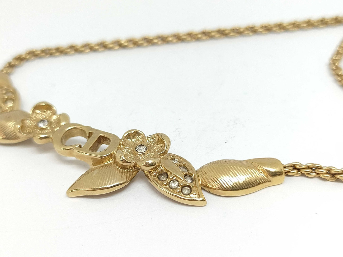 Vintage Dior Golden Branch & Leaf CD Choker