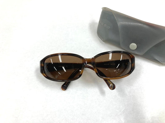 Miu Miu Vintage Oval Tortoiseshell Sunglasses