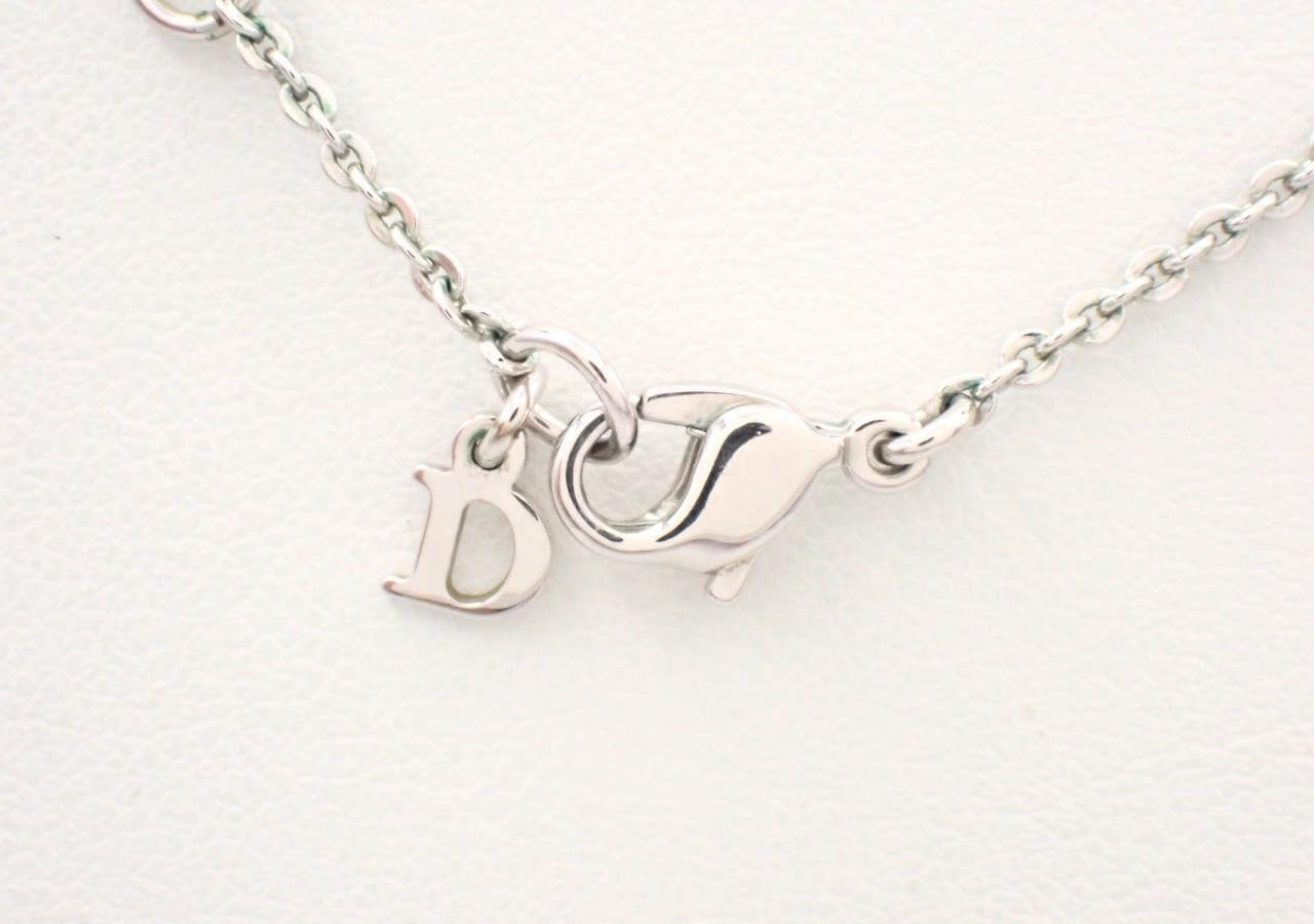 Vintage Dior Crystal Drop Pendant Necklace