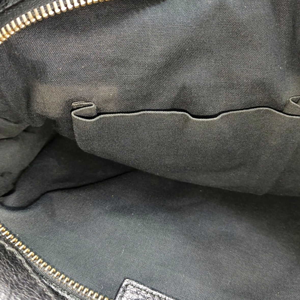 Balenciaga Black and Gold Medium Bag