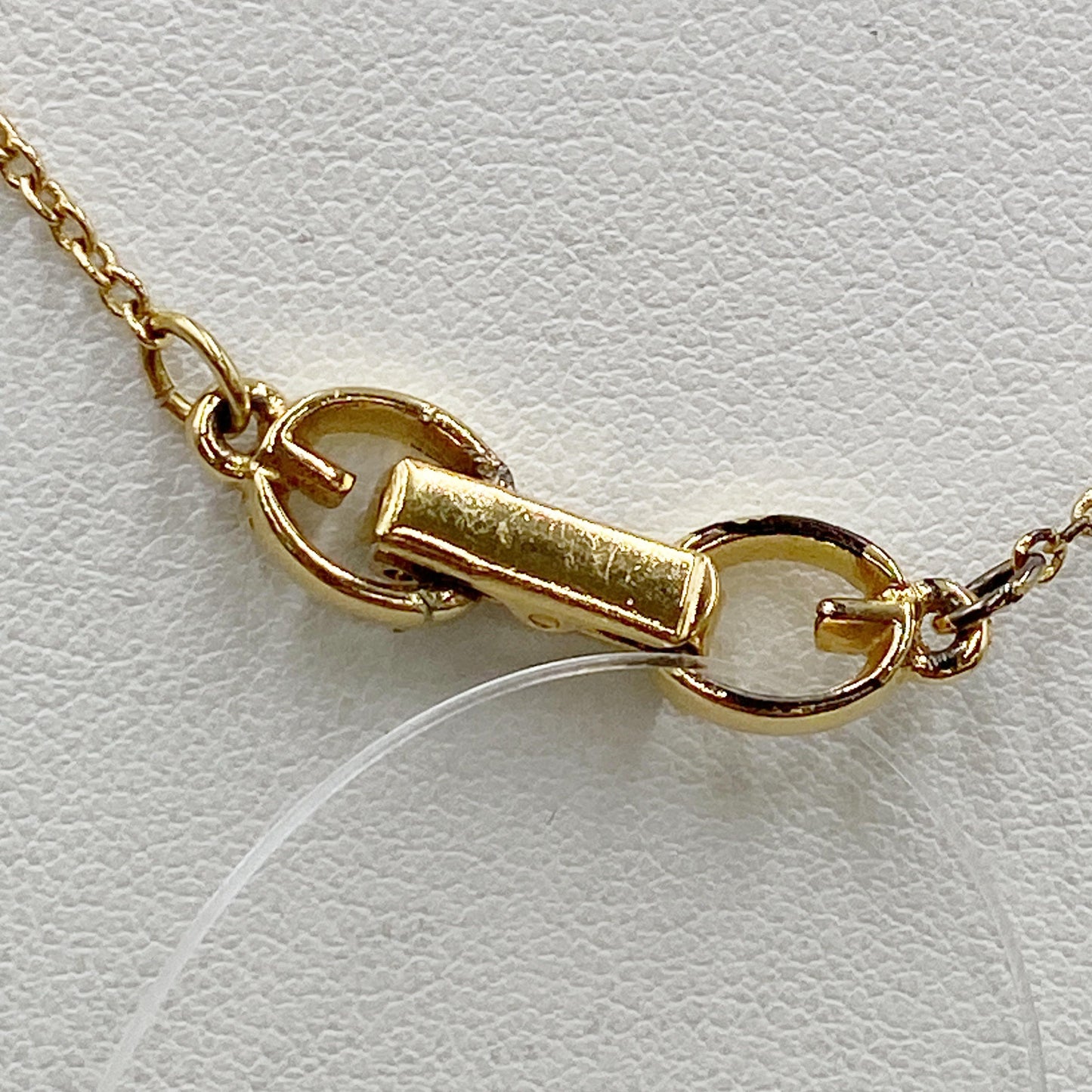 Givenchy Vintage Crystal Cube Pendant Necklace