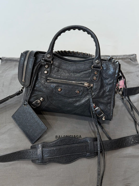 Balenciaga Classic City Mini Bag – Dark Grey