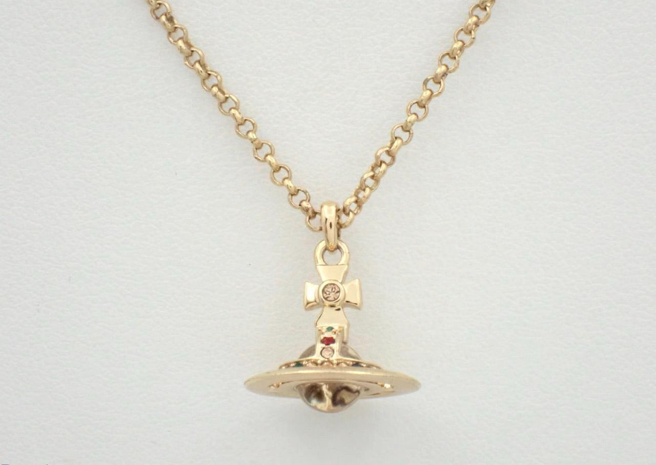 Vivienne Westwood Vintage Gold Orb Adjustable Necklace