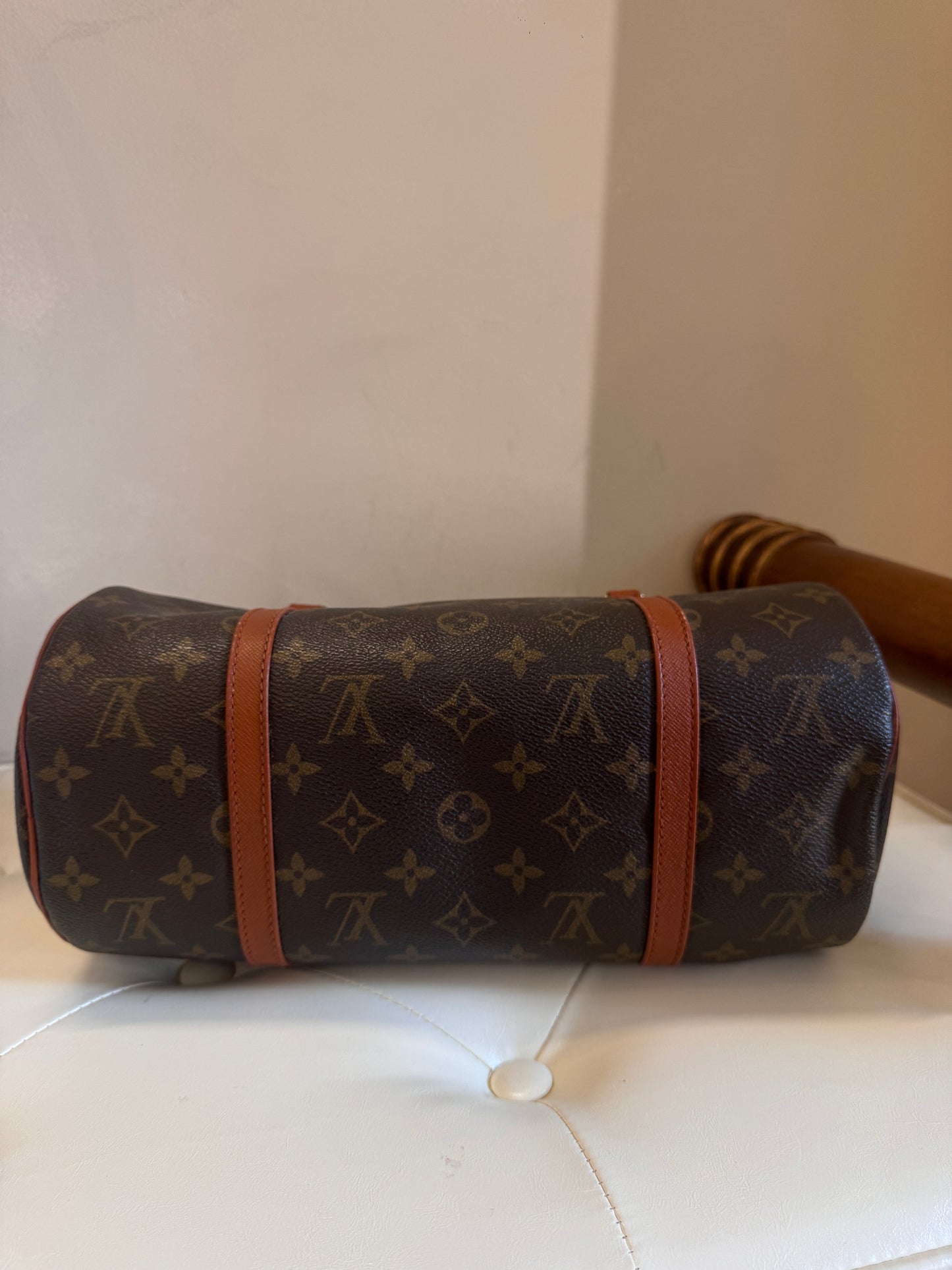 Louis Vuitton Monogram Papillon Shoulder Bag with Mini Pouch