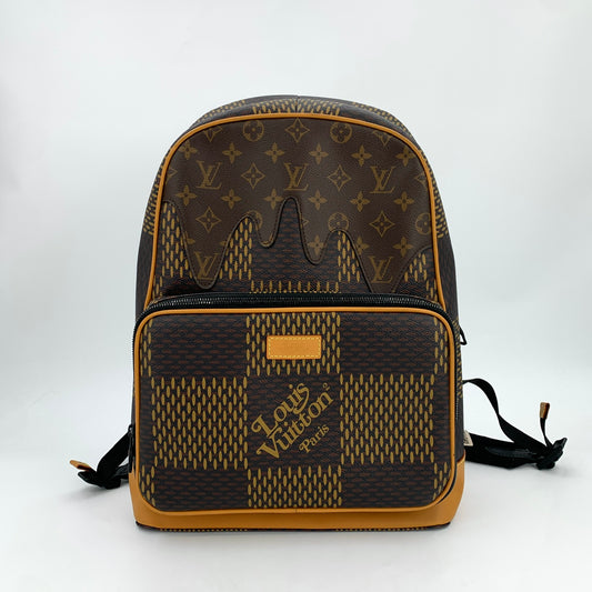 Louis Vuitton Drip Logo Damier & Monogram Mixed Backpack