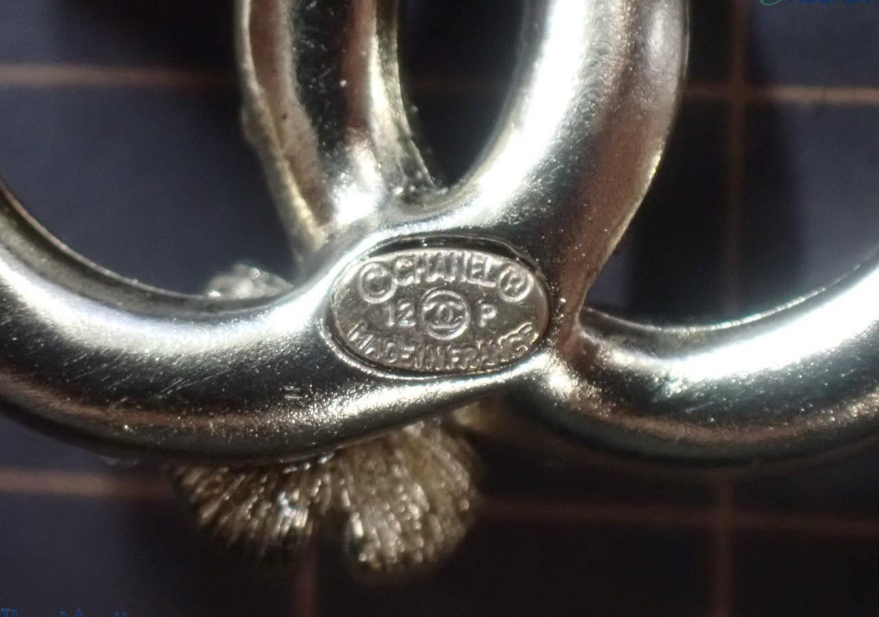 Chanel 2012 Crystal Double CC Camellia Brooch