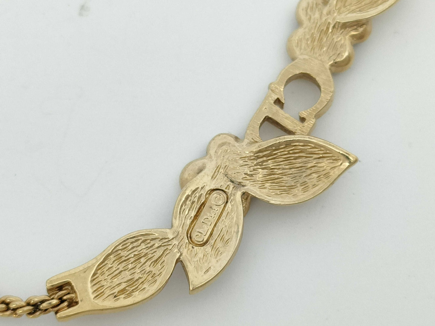 Vintage Dior Golden Branch & Leaf CD Choker