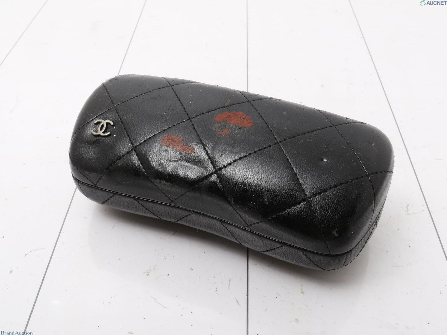 Vintage Chanel Camellia Black & White Frame Sunglasses