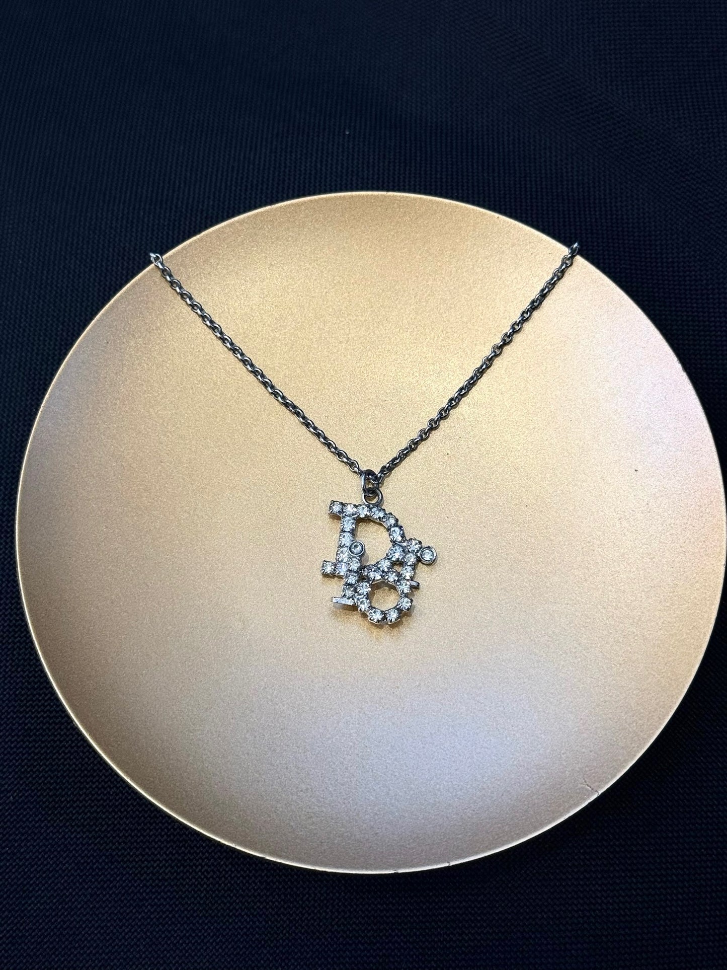 Vintage Dior Large Full Rhinestone Dior Necklace