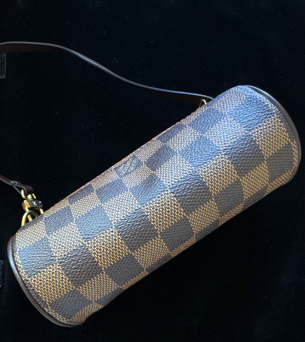LOUIS VUITTON Damier Ebene Mini Papillon Bag