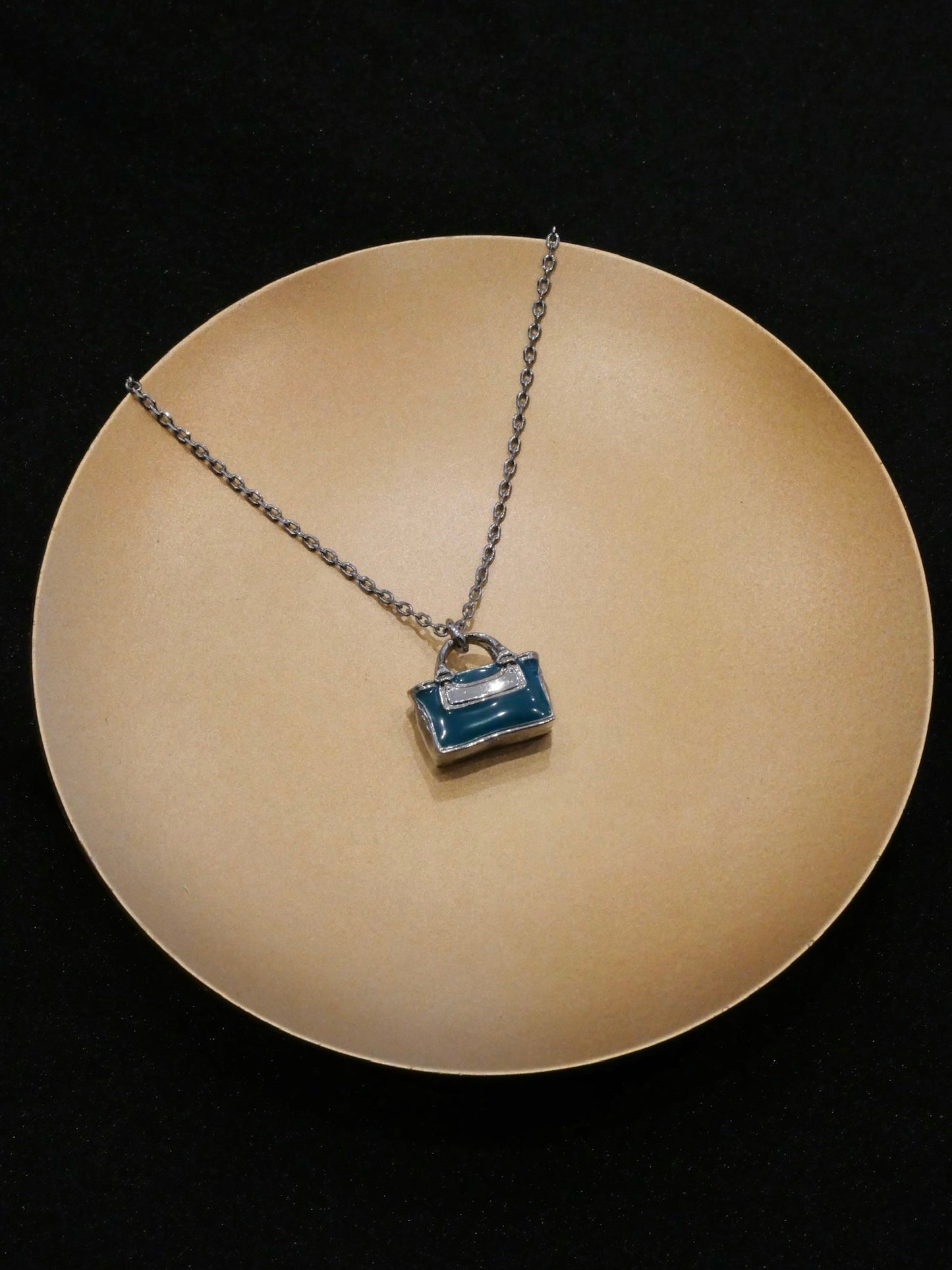 Vintage Celine Mini Handbag Pendant Necklace