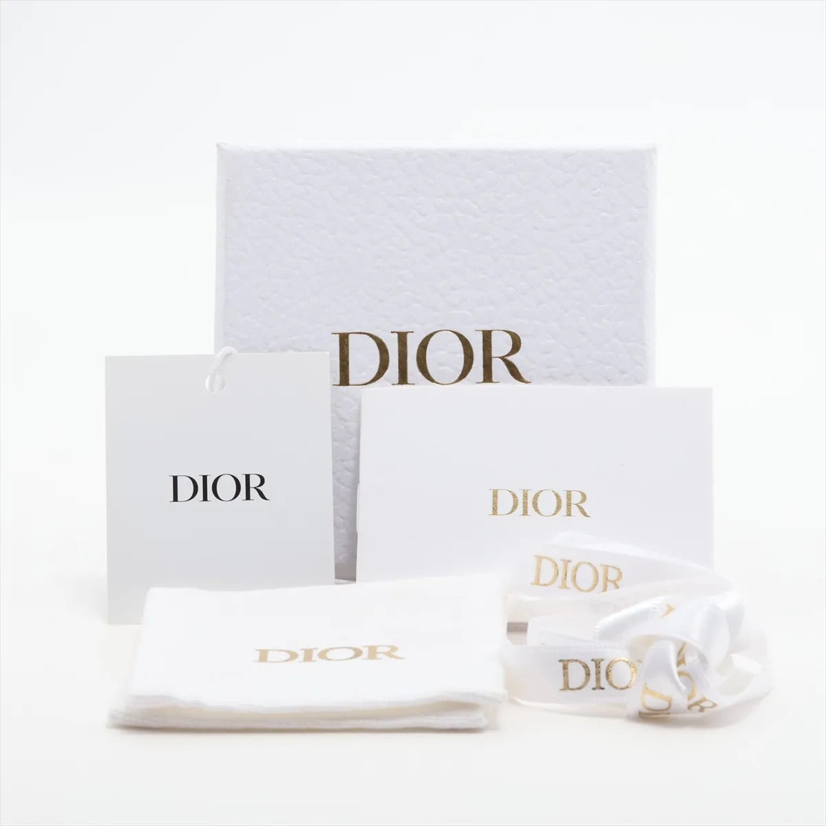 Dior Rose Gold Logo Crystal Ring