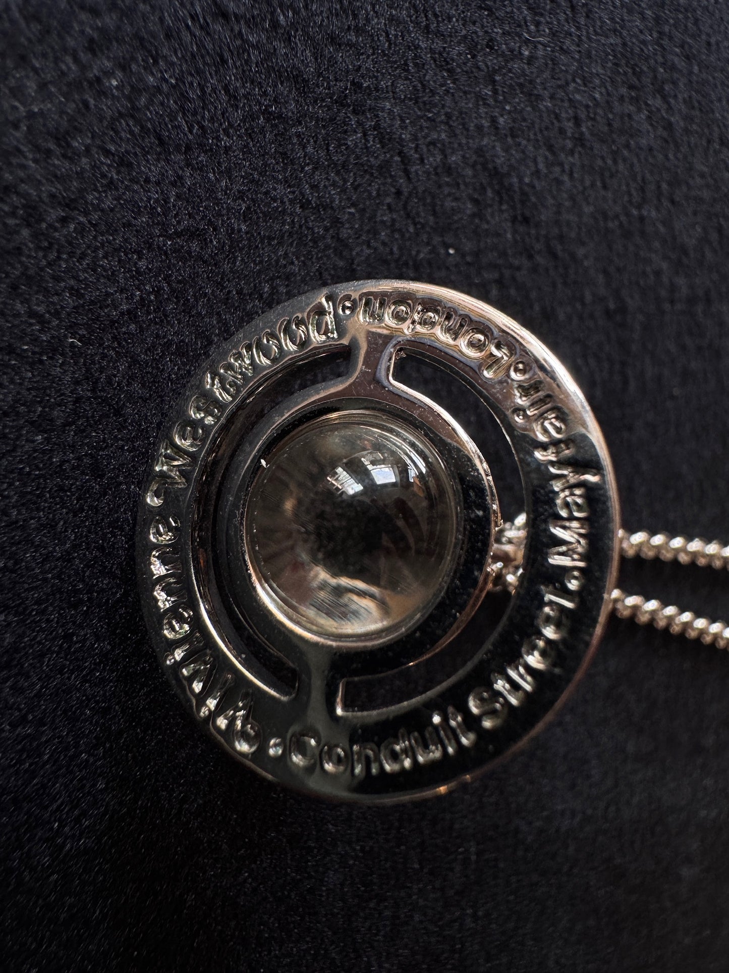 Vivienne Westwood Silver-Tone Orb Pendant Necklace