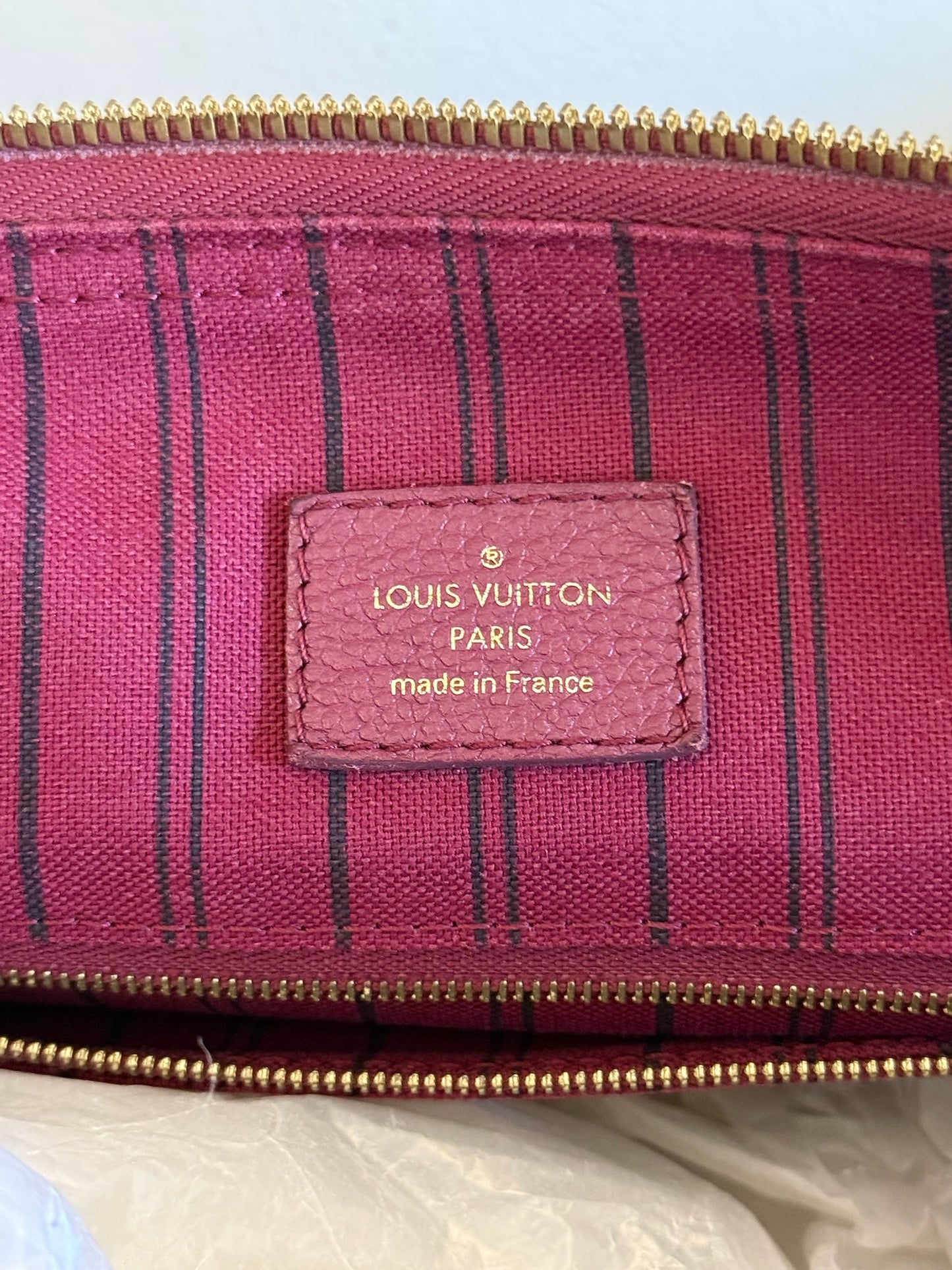 Louis Vuitton Monogram Empreinte Speedy 30 – Burgundy