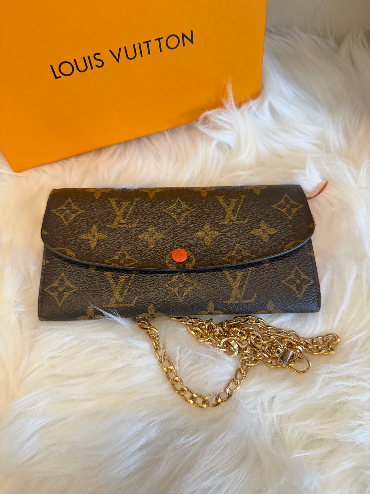 LV Leather clutch bag