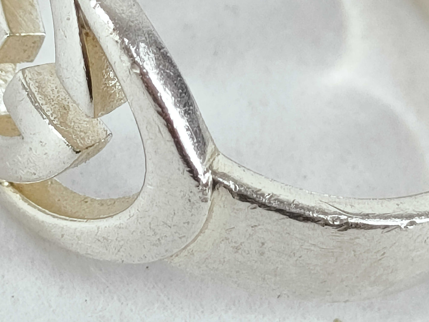 Vintage Gucci Silver GG Ring (S925)