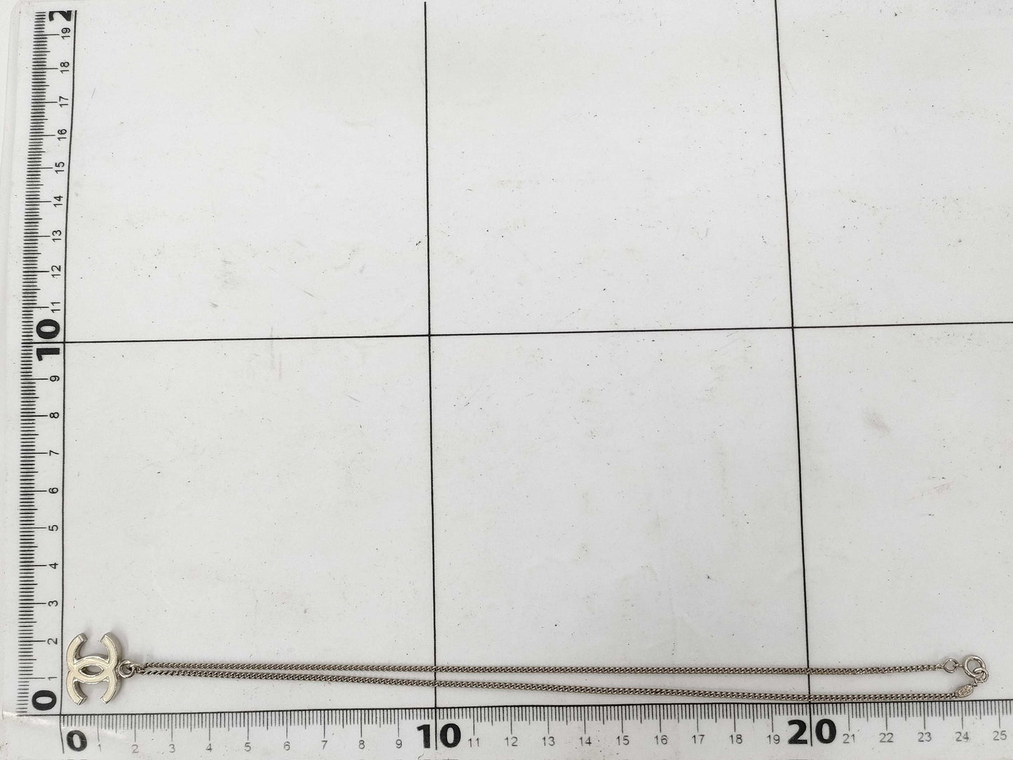 Chanel 2007 Classic Ivory Double C Necklace