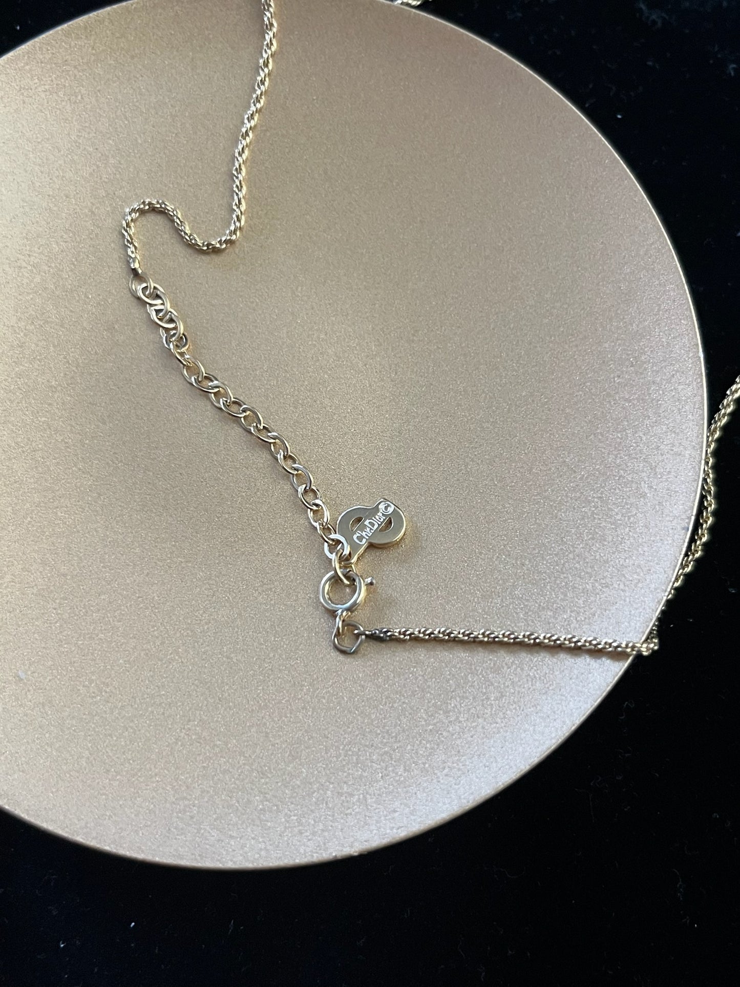 Dior 1980s Classic Gold-Tone Braided Choker Necklace